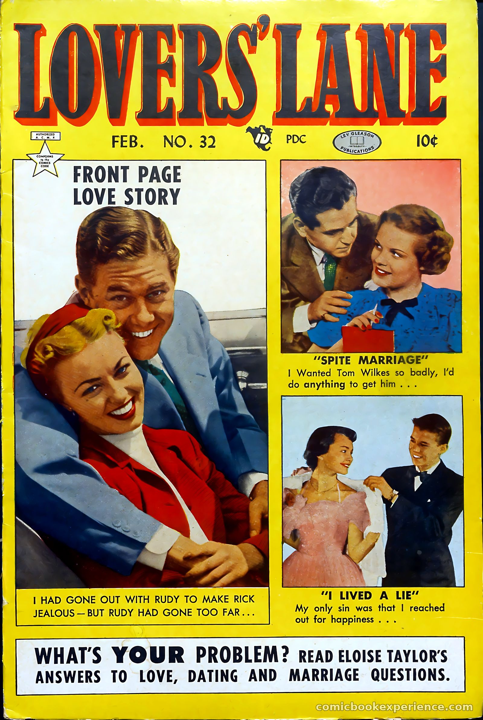 Lovers' Lane #32 — page 1 of 36