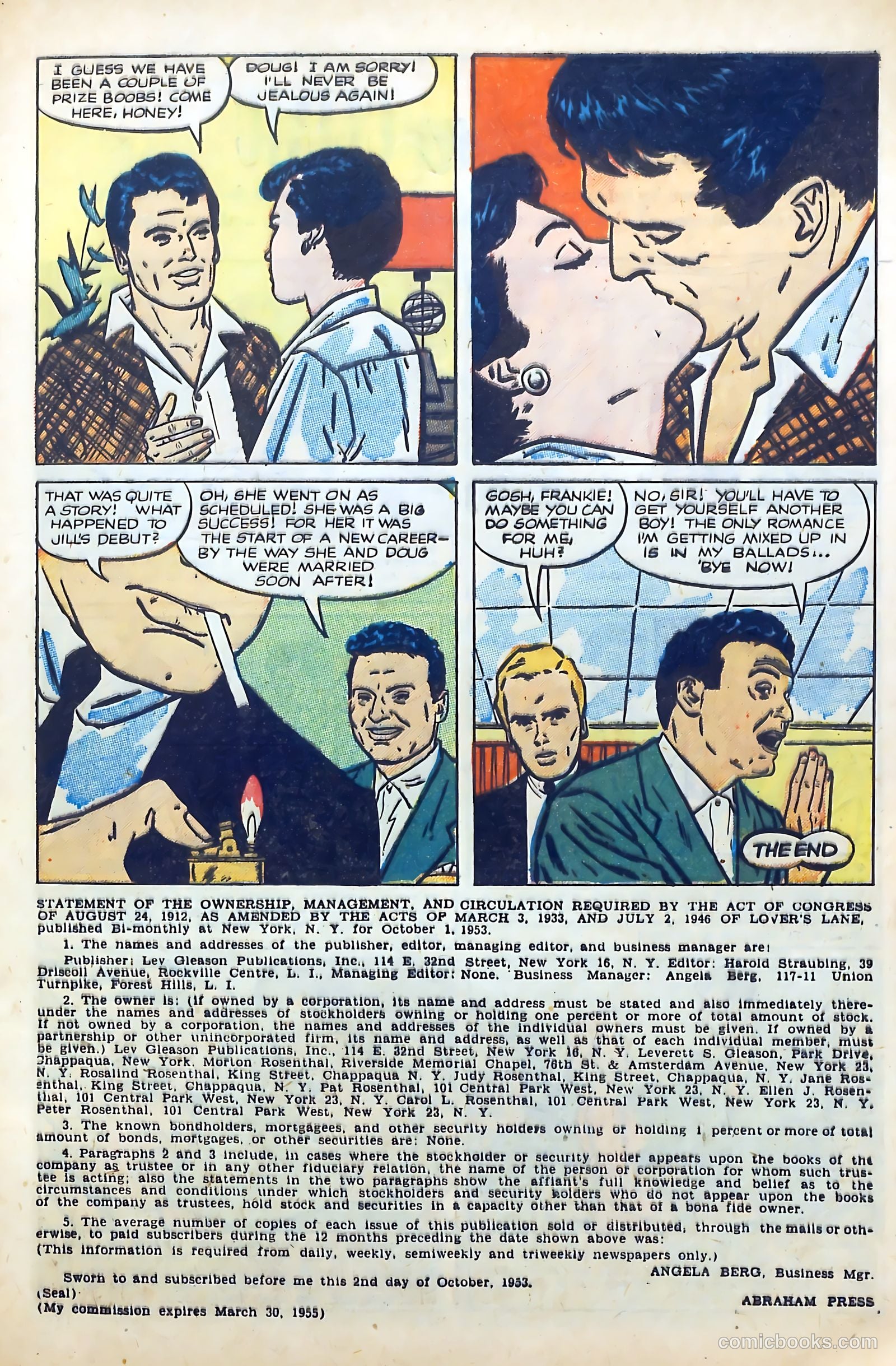 Lovers' Lane #40 — page 9 of 37