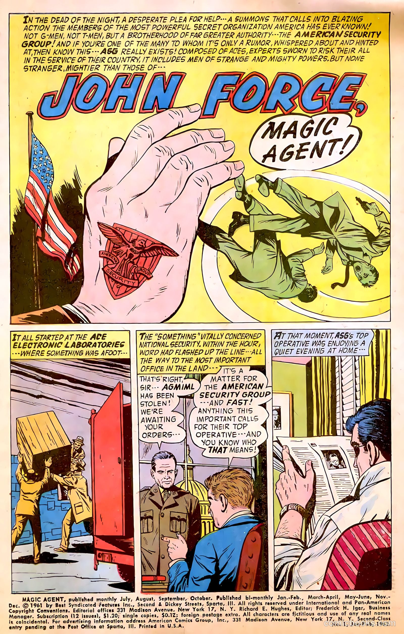 Magic Agent #1 — page 2 of 35