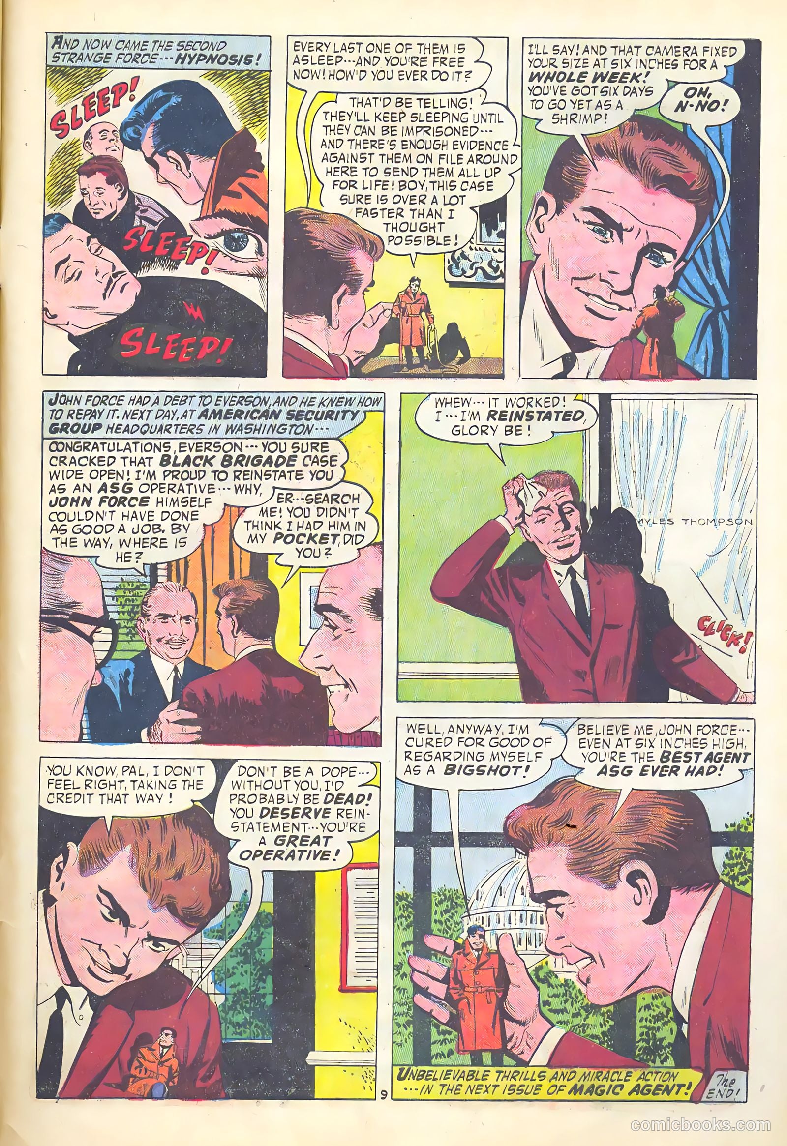 Magic Agent #3 — page 33 of 36