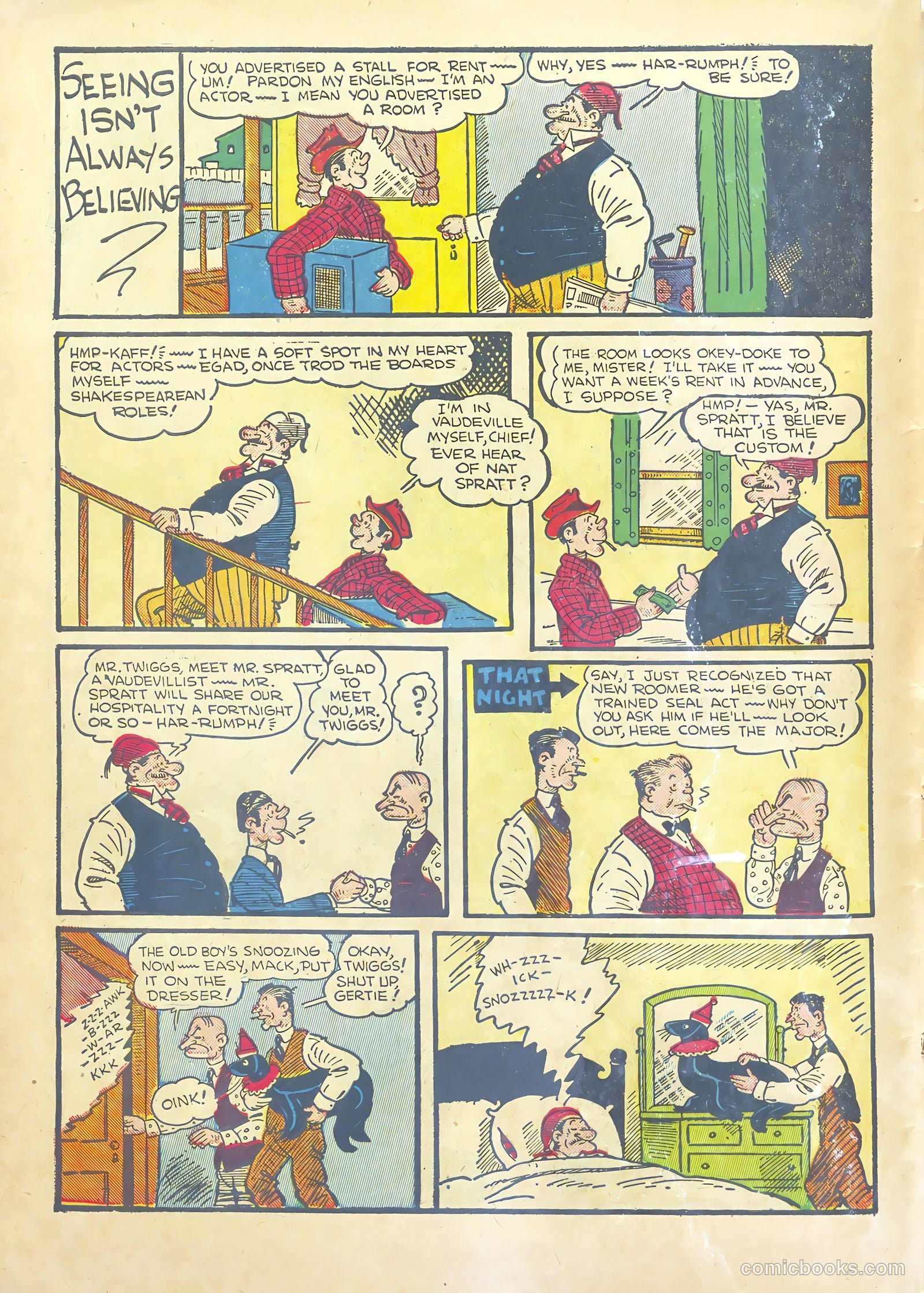 Major Hoople Comics #1 — page 8 of 68