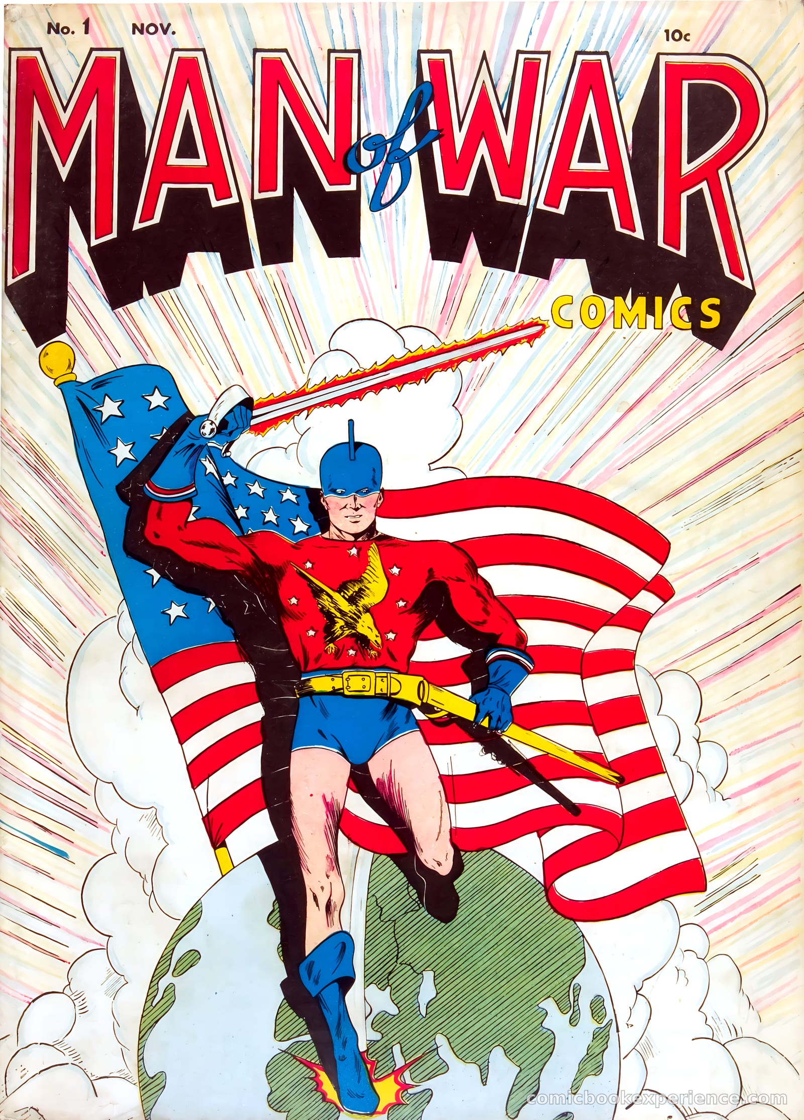 Man of War Comics #1 — page 1 of 68