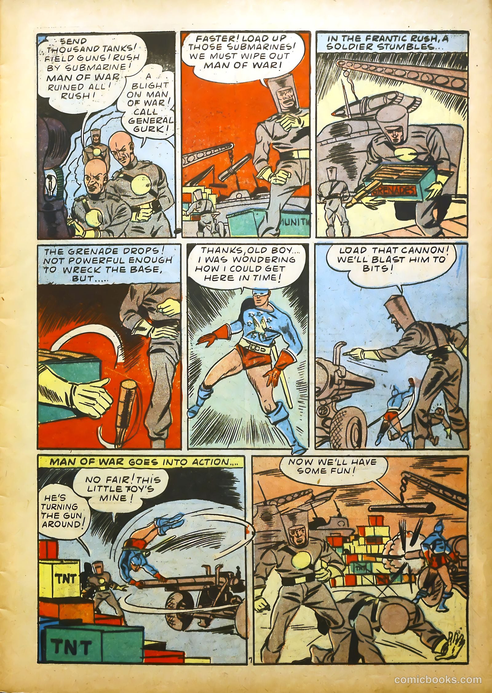 Man of War Comics #1 — page 9 of 68