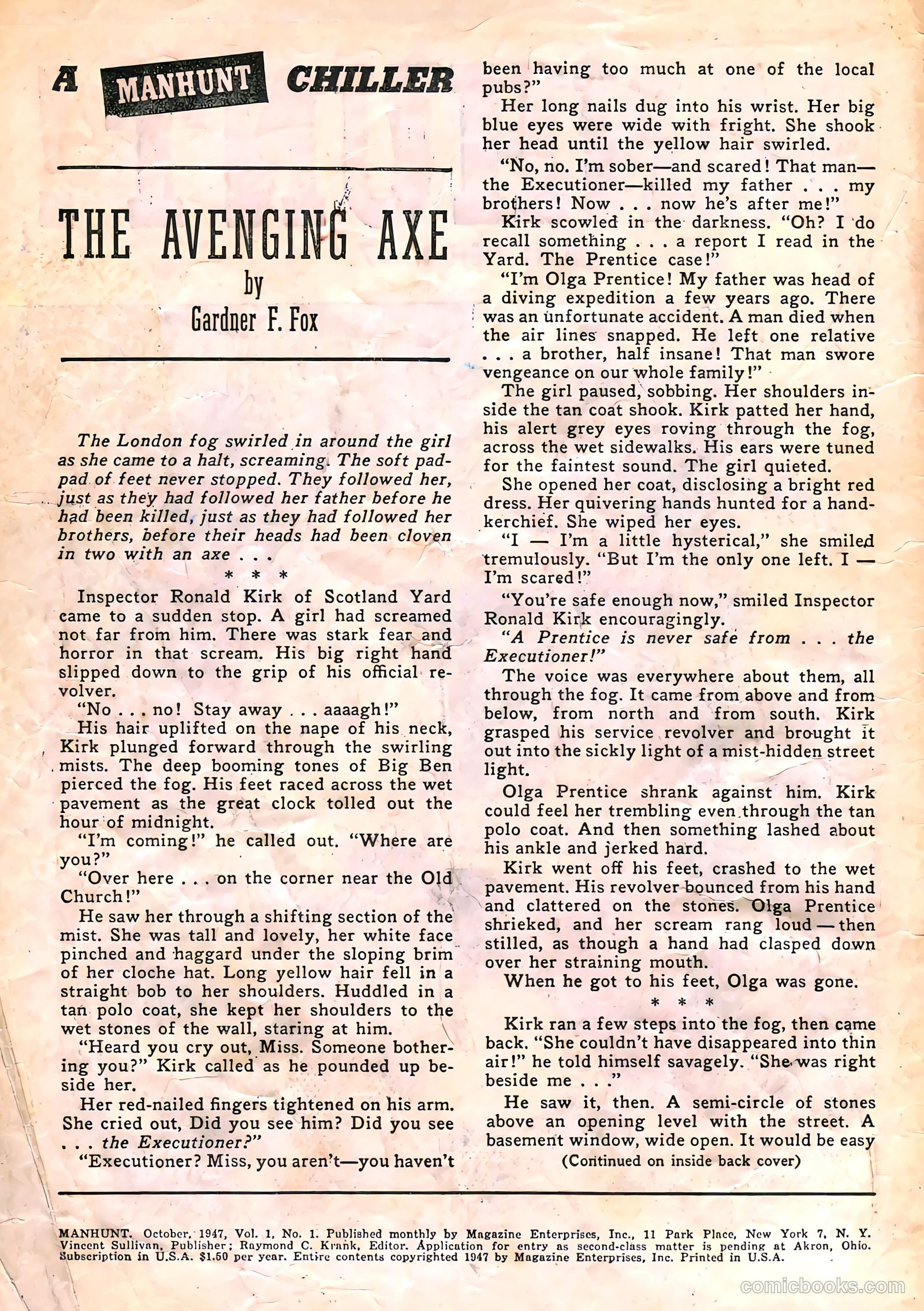 Manhunt #1 — page 2 of 36