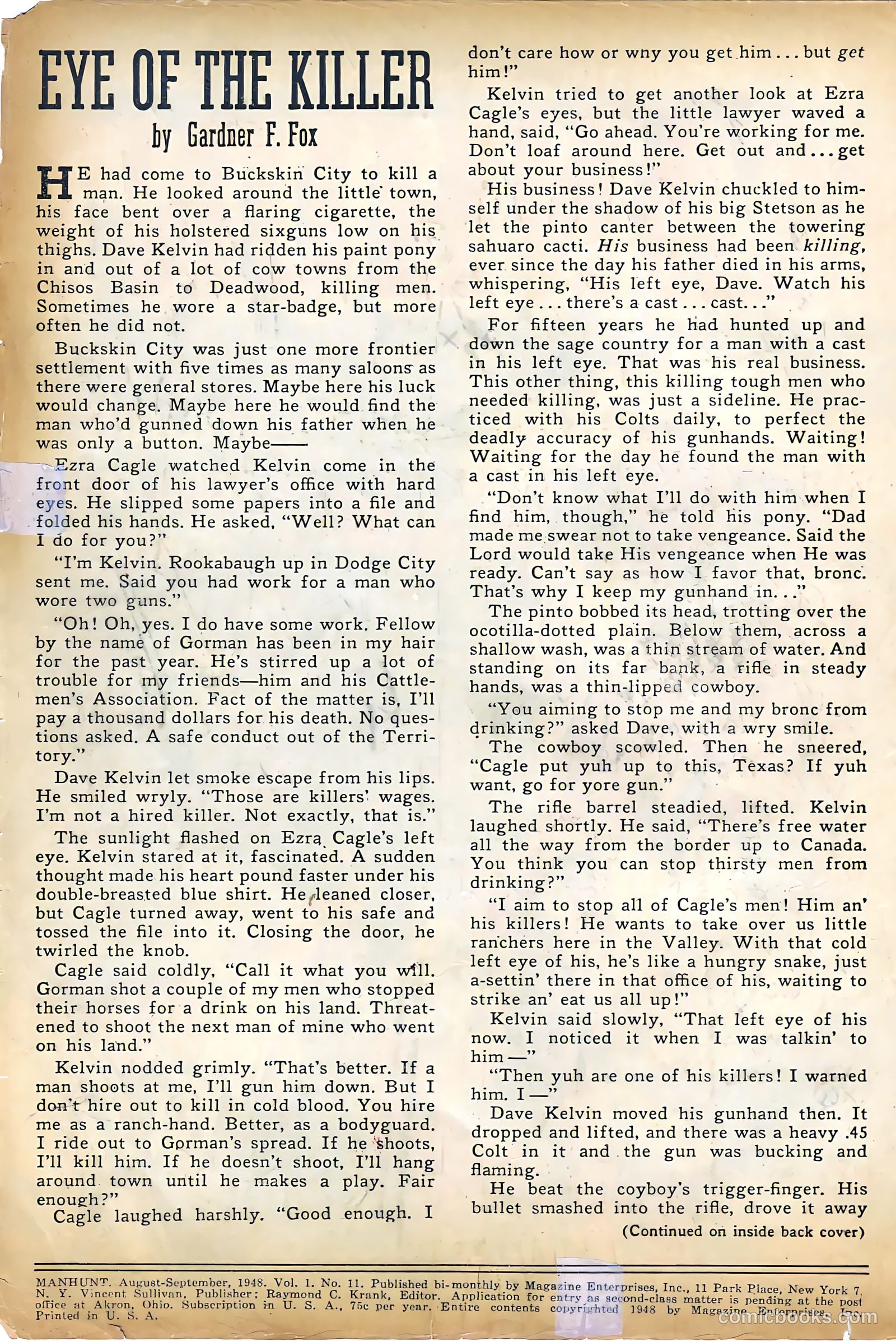 Manhunt #11 — page 2 of 36