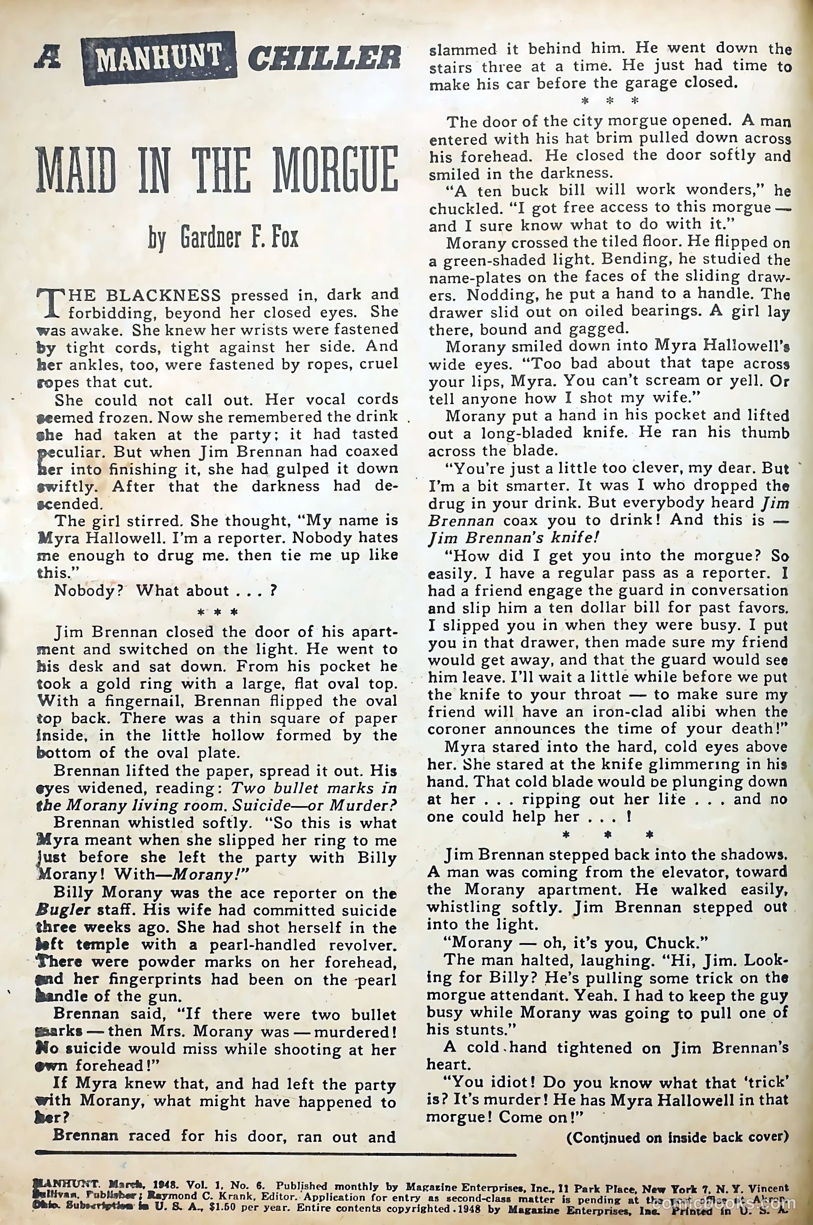 Manhunt #6 — page 2 of 36