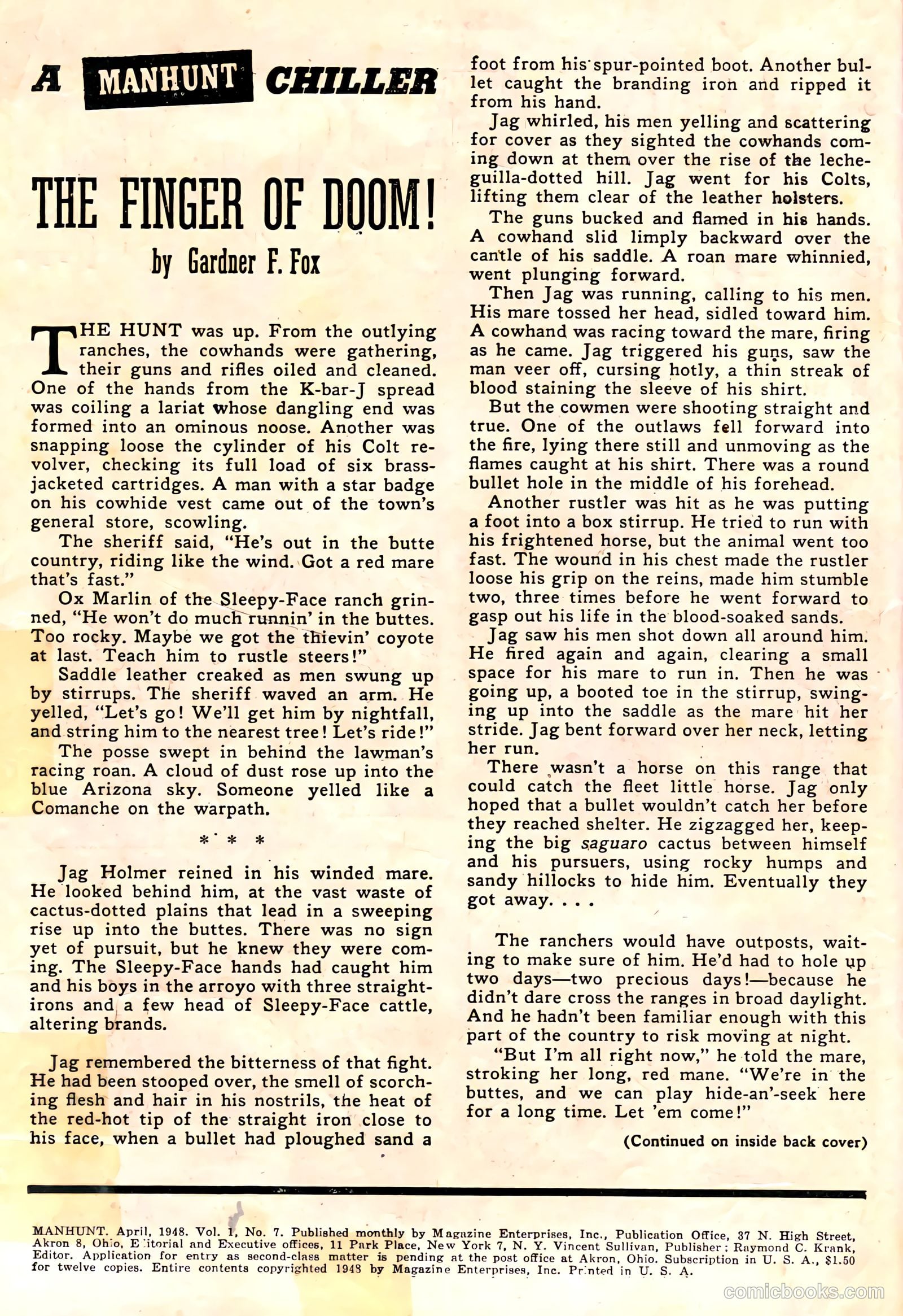 Manhunt #7 — page 2 of 36