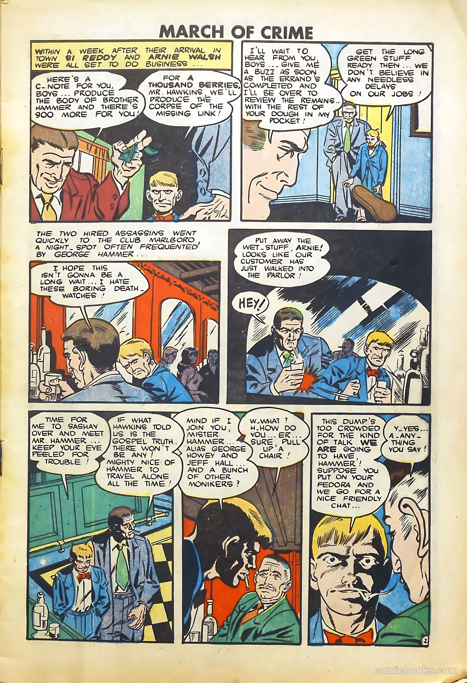 March of Crime #1 — page 3 of 36
