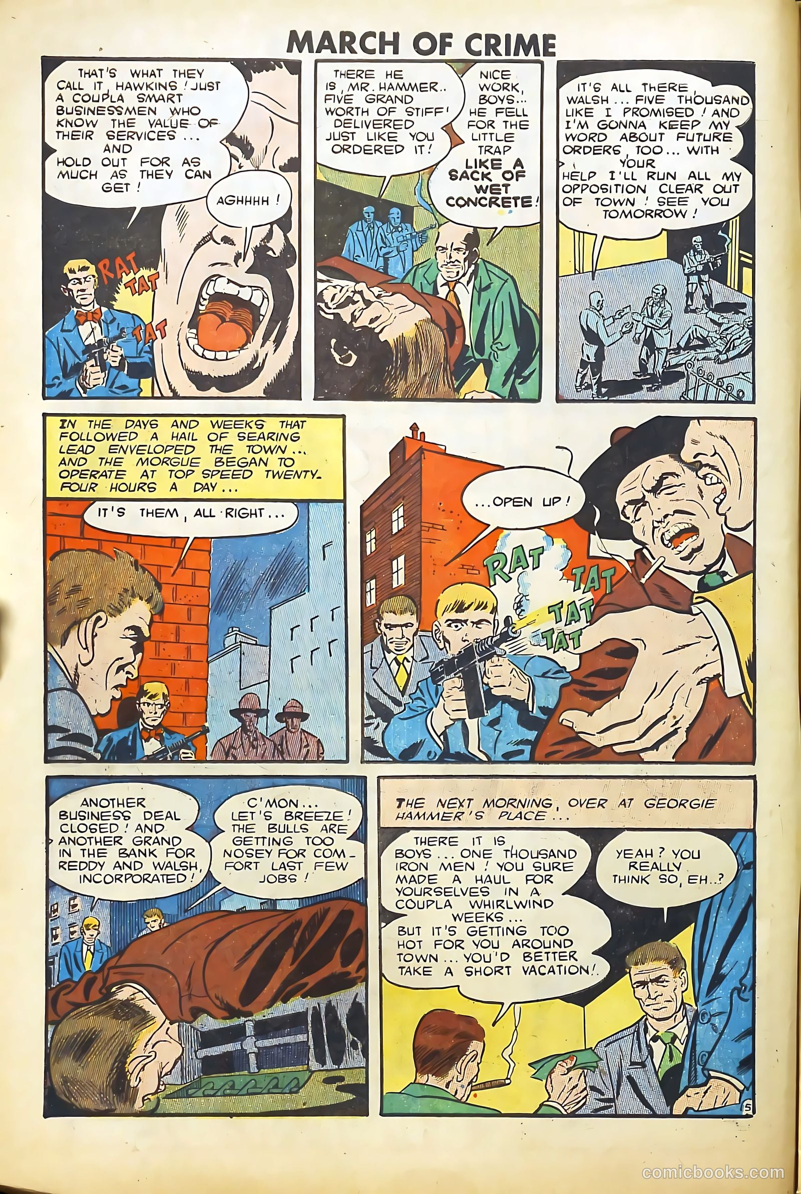 March of Crime #1 — page 6 of 36