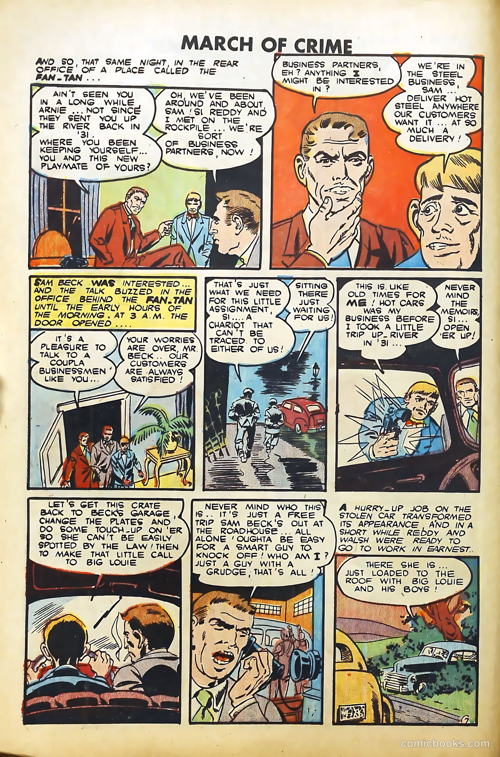 March of Crime #1 — page 8 of 36
