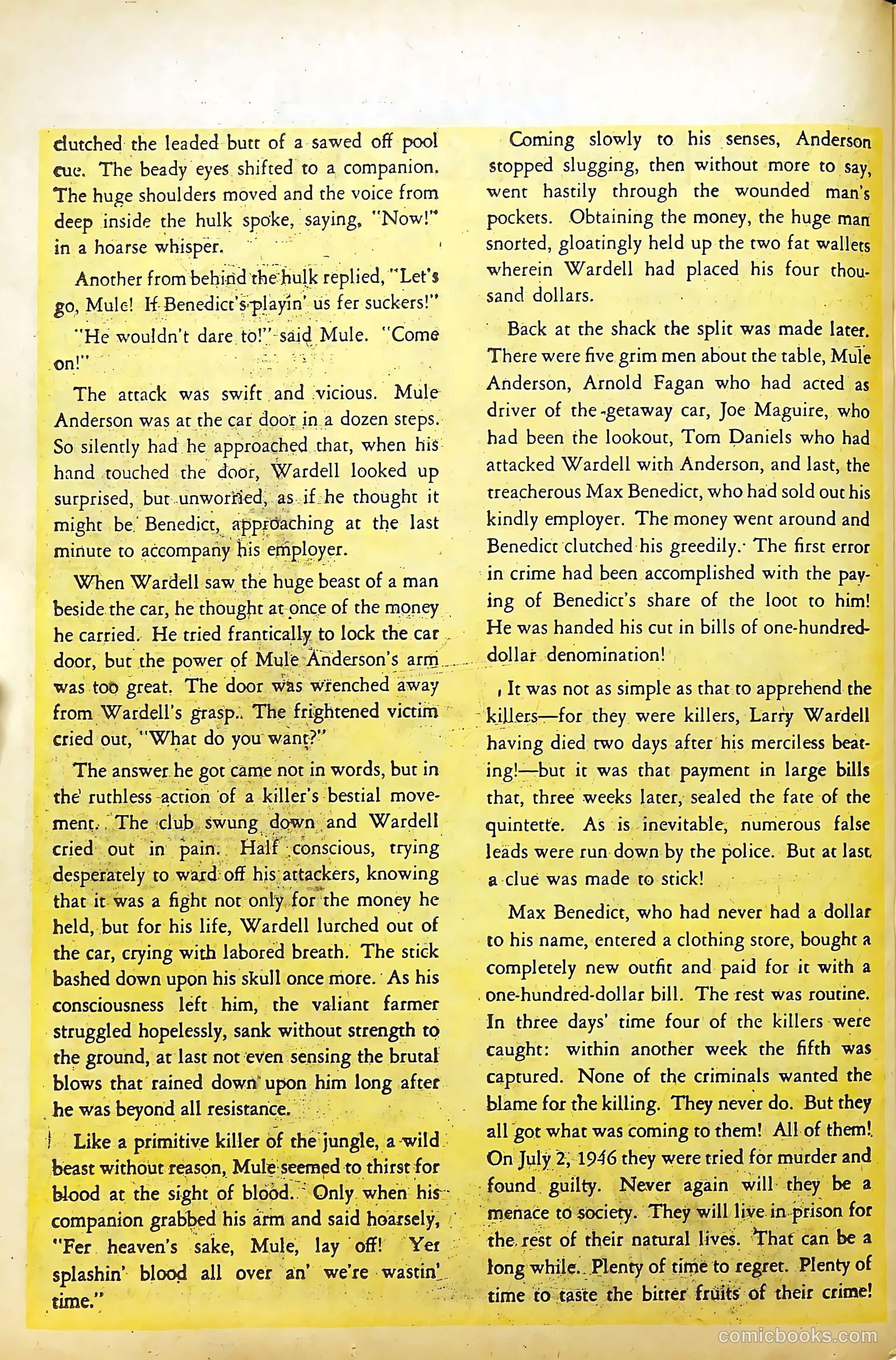March of Crime #1 — page 22 of 36