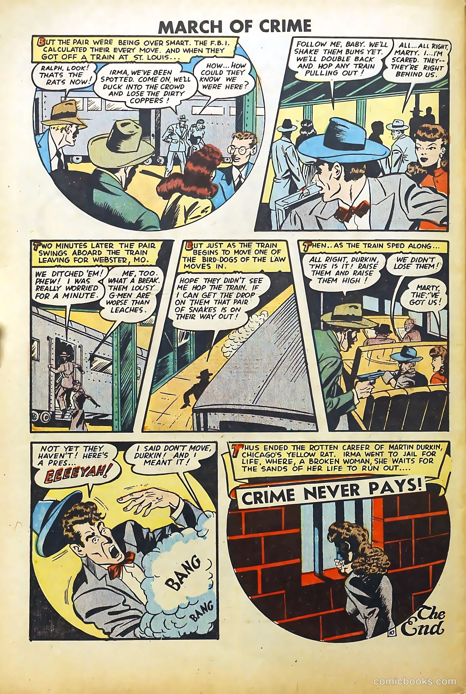 March of Crime #1 — page 32 of 36