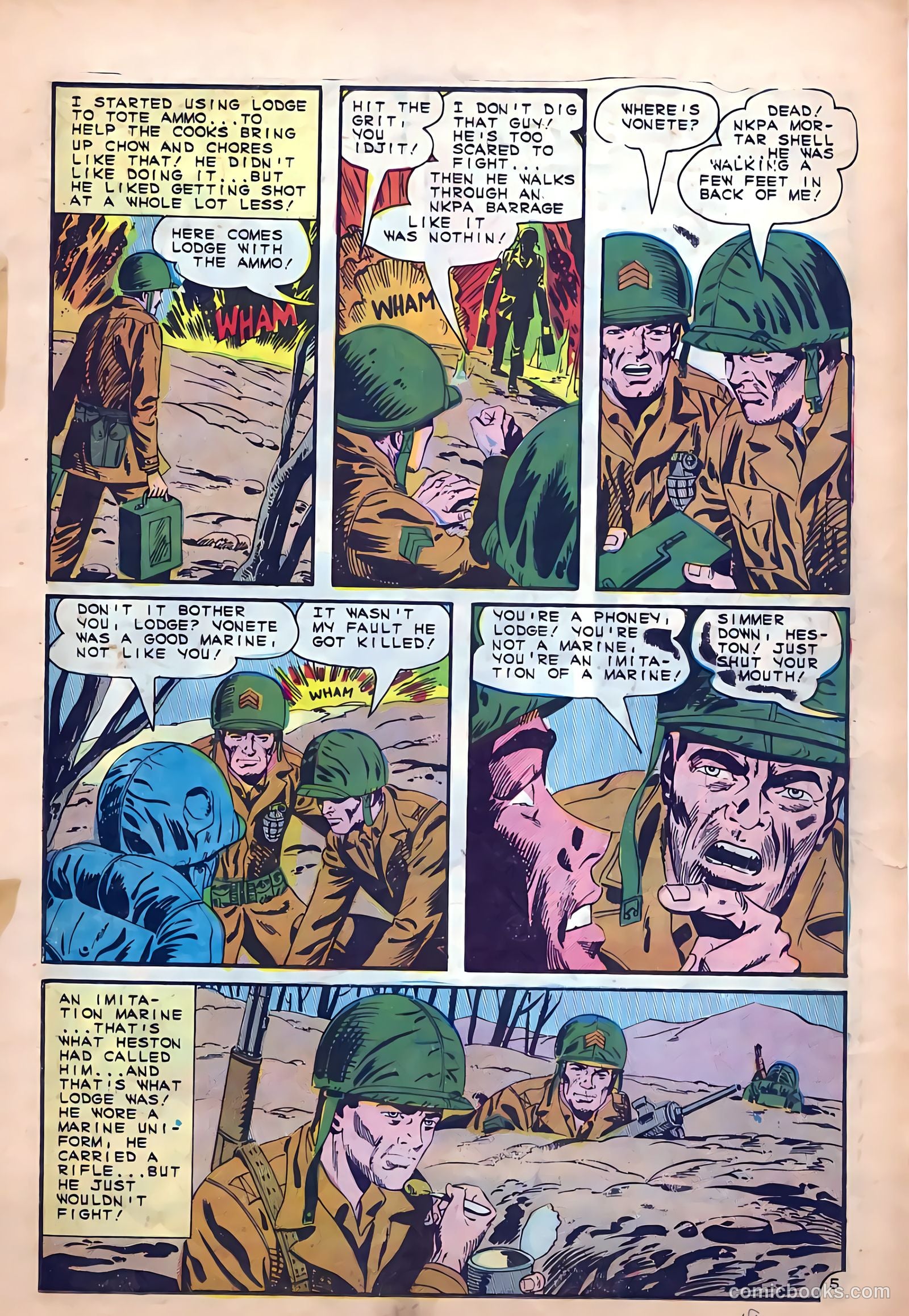 Marine War Heroes #10 — page 19 of 36