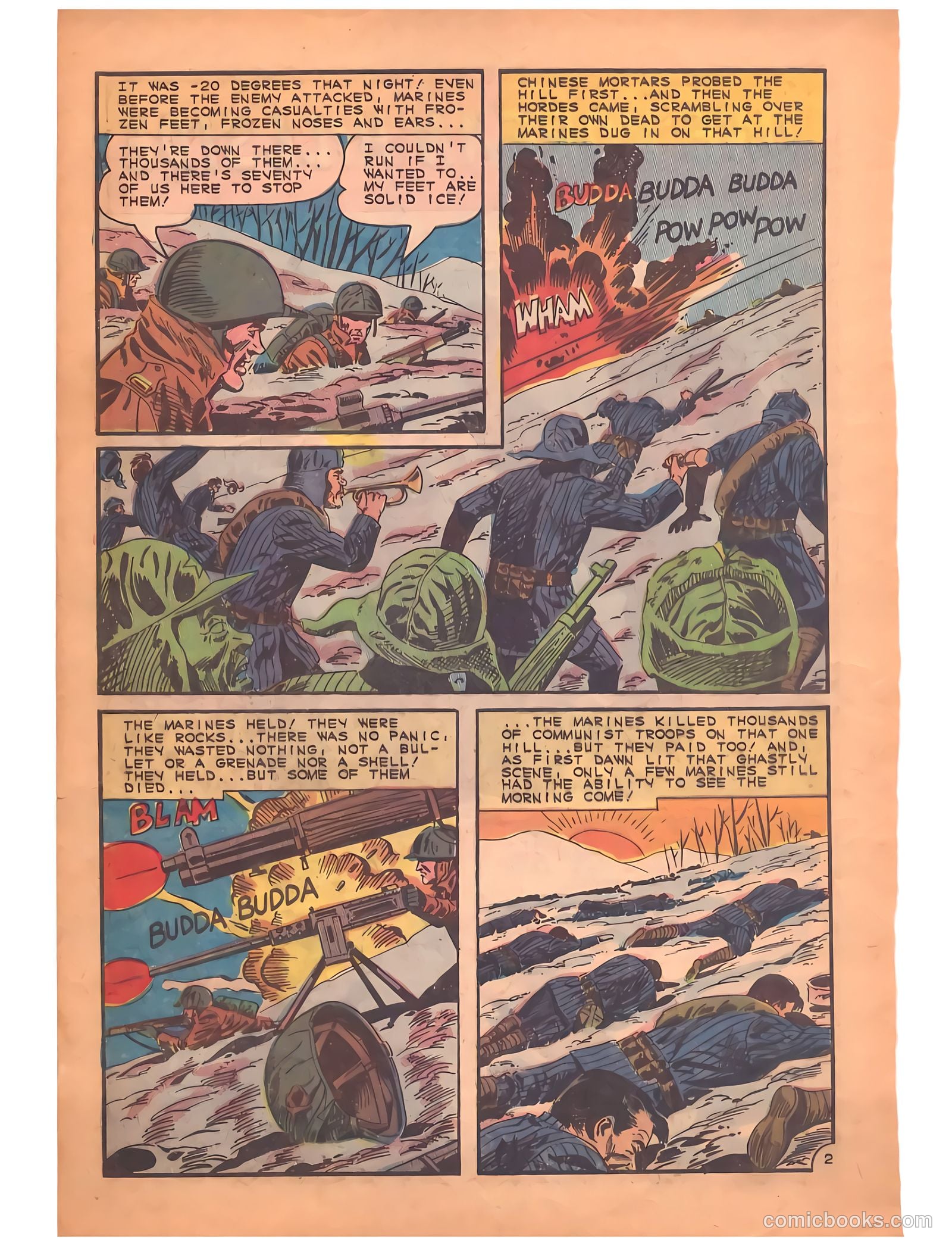 Marine War Heroes #10 — page 32 of 36