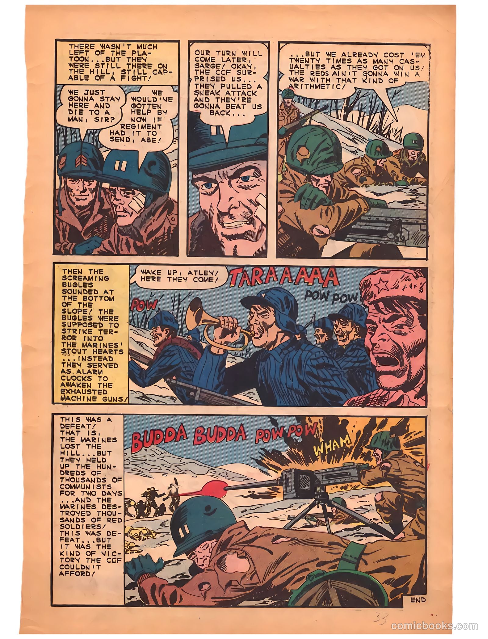 Marine War Heroes #10 — page 33 of 36