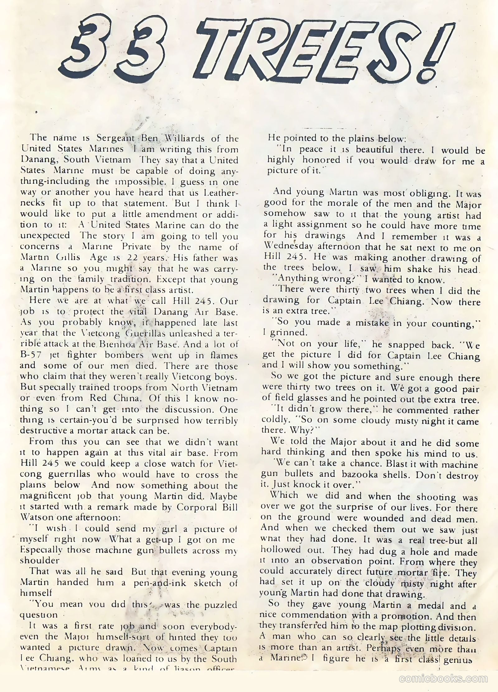 Marine War Heroes #11 — page 13 of 36
