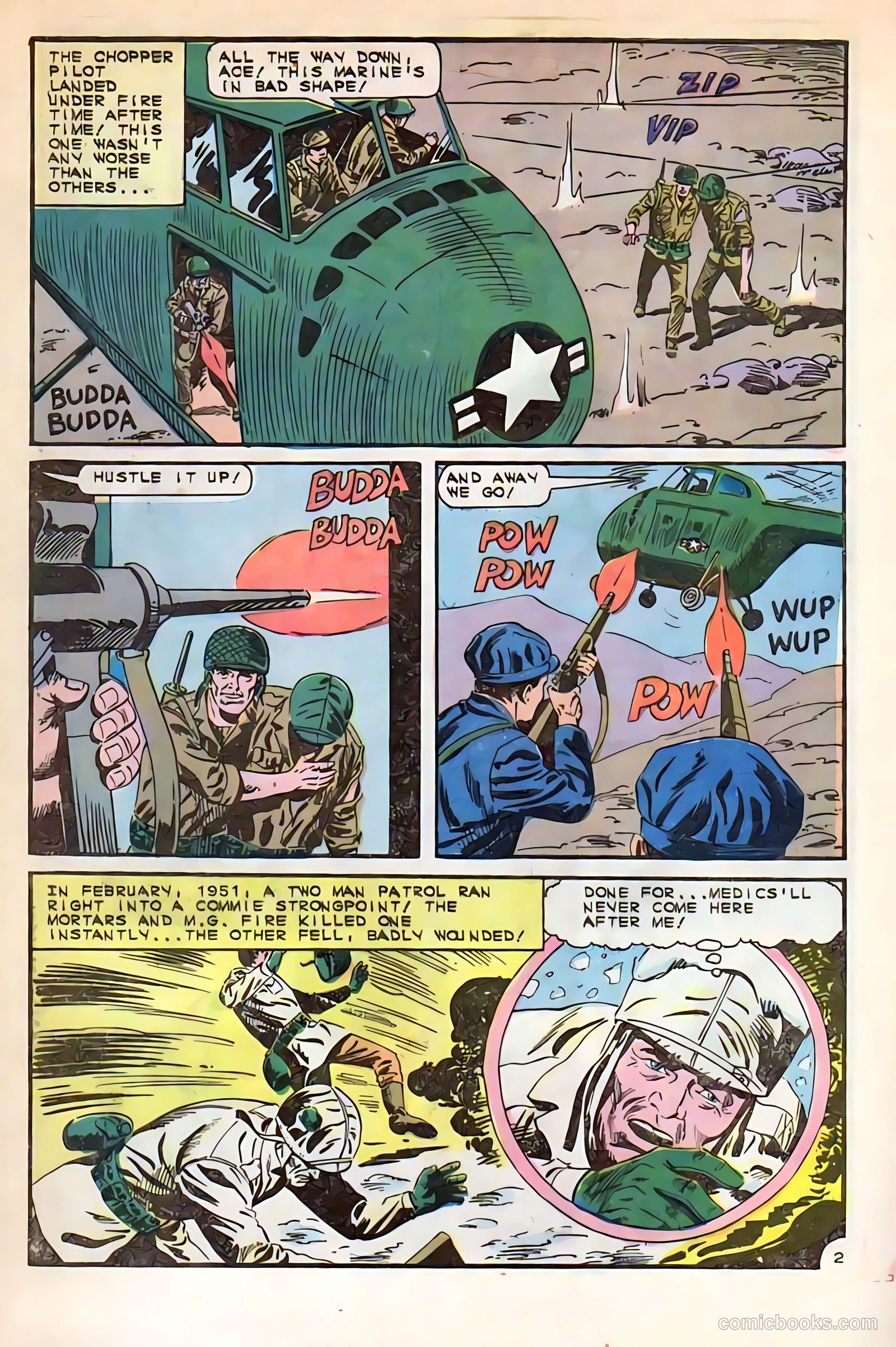Marine War Heroes #13 — page 32 of 36