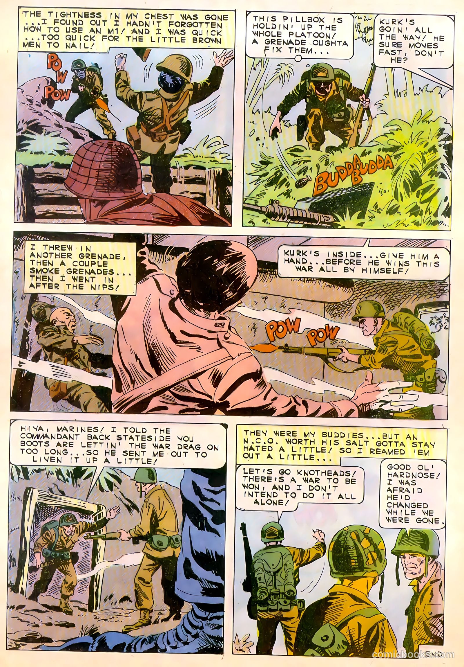 Marine War Heroes #14 — page 32 of 36