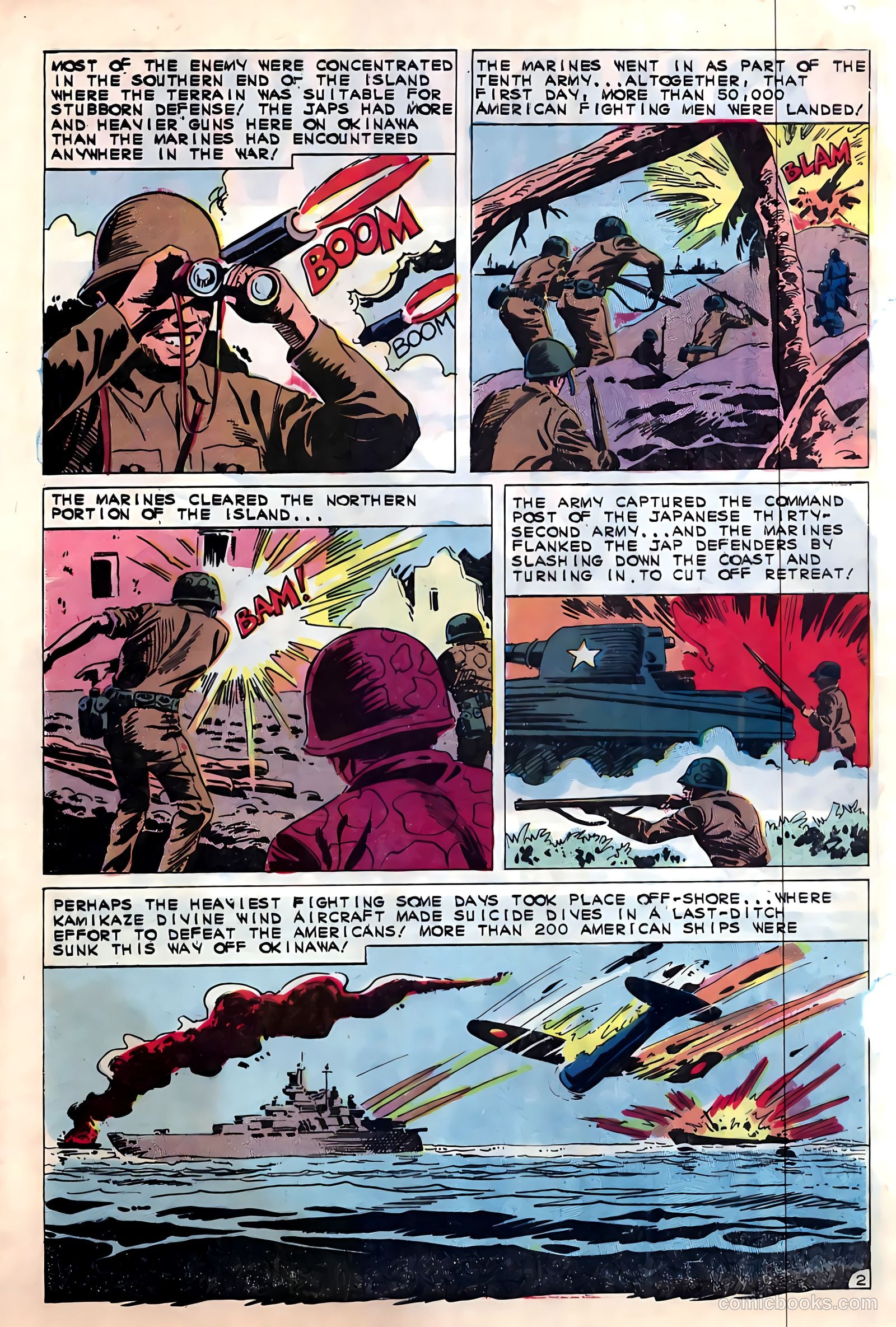Marine War Heroes #15 — page 32 of 36