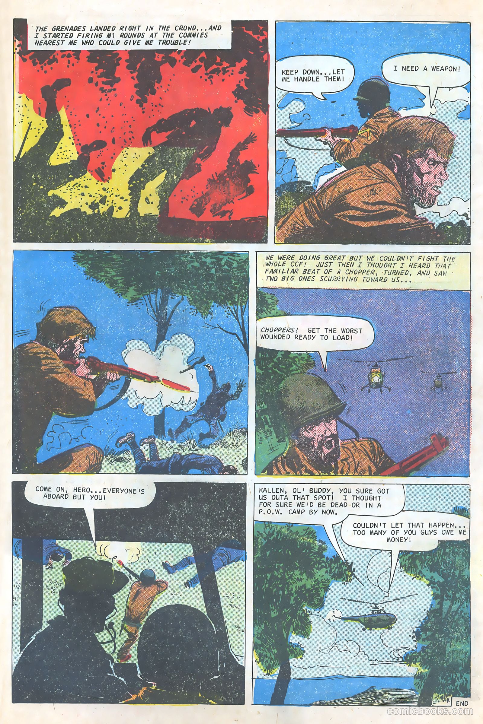 Marine War Heroes #18 — page 33 of 36