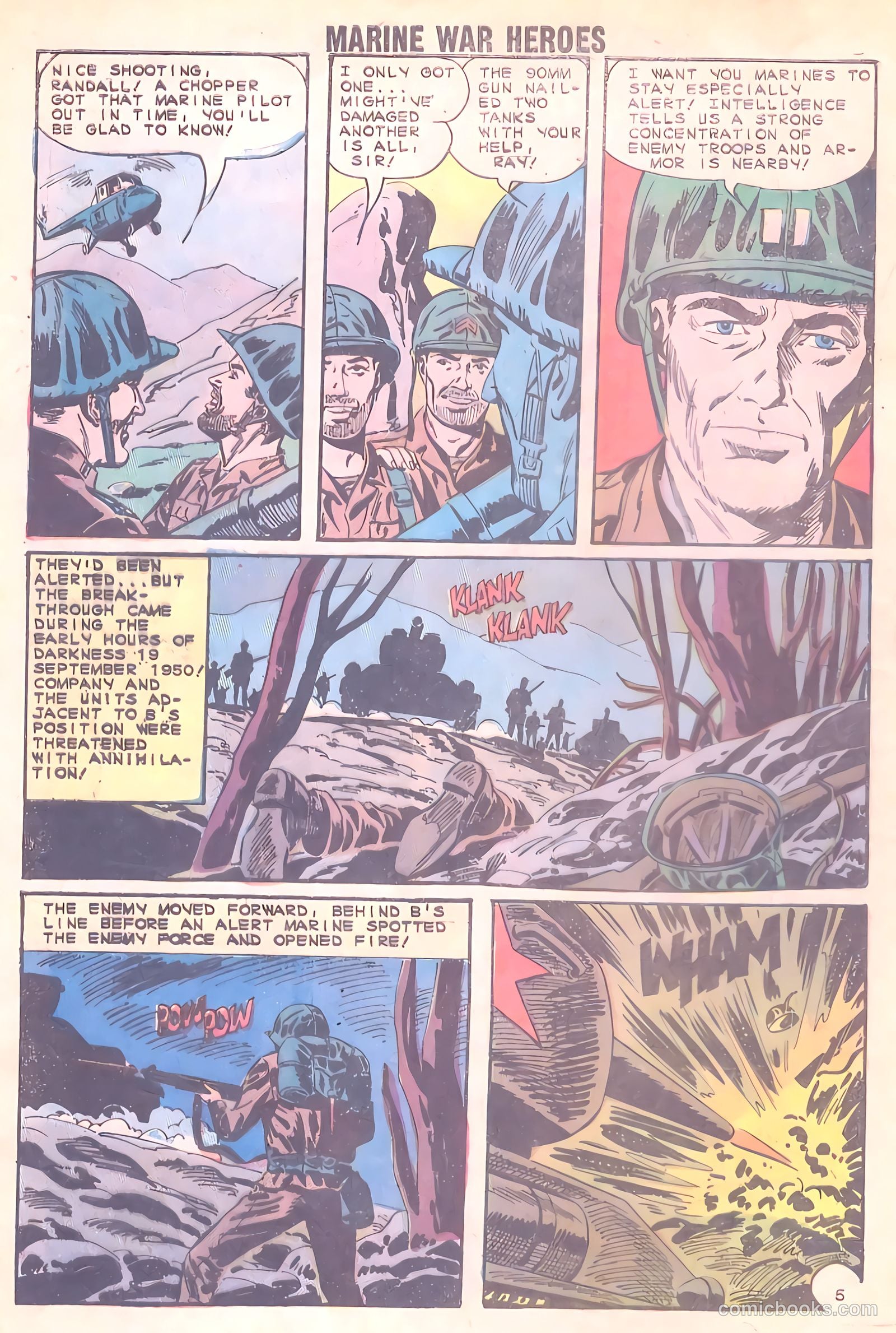 Marine War Heroes #2 — page 8 of 36
