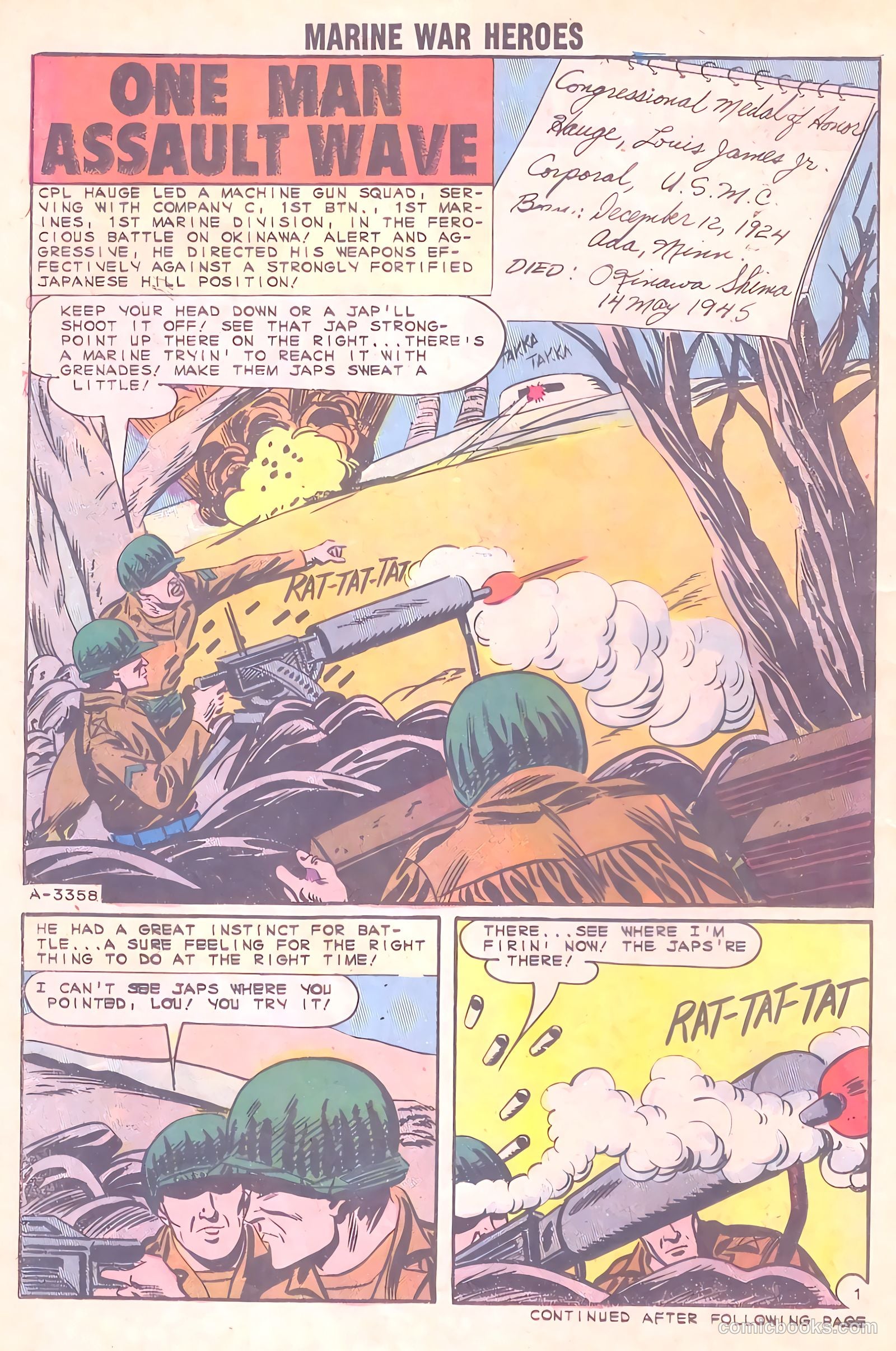 Marine War Heroes #2 — page 14 of 36
