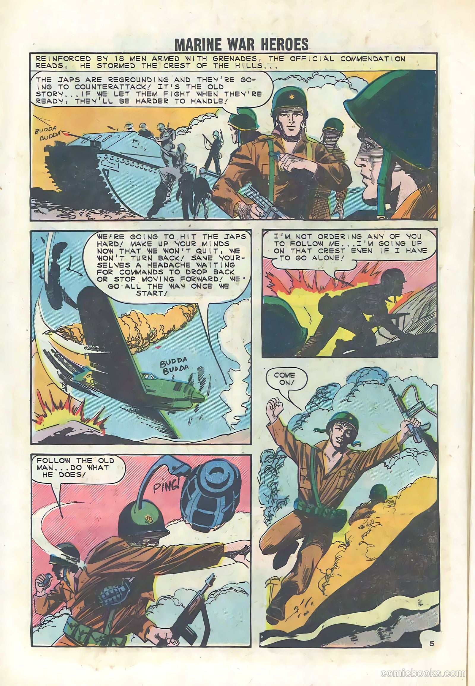 Marine War Heroes #3 — page 8 of 36