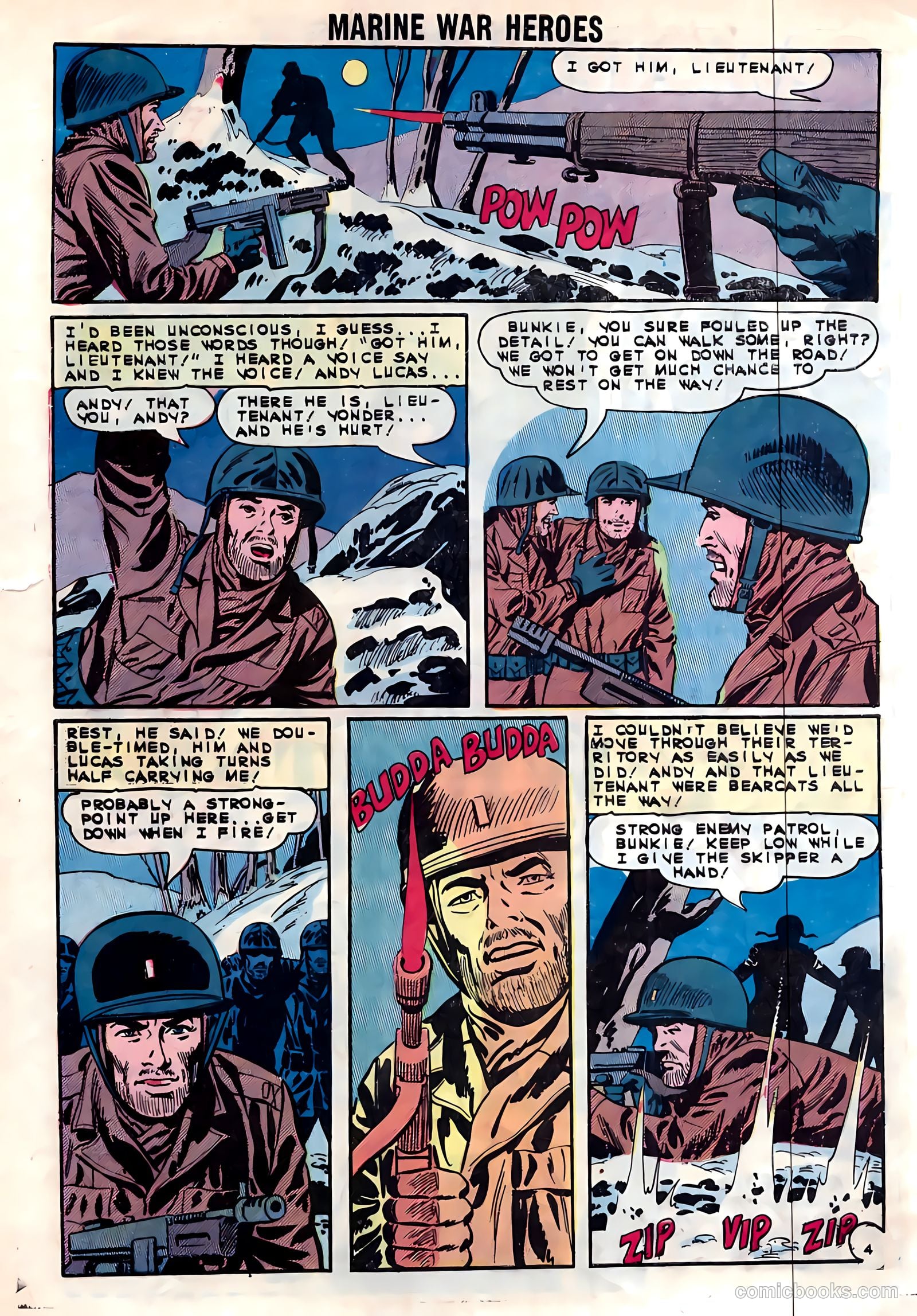 Marine War Heroes #5 — page 32 of 36