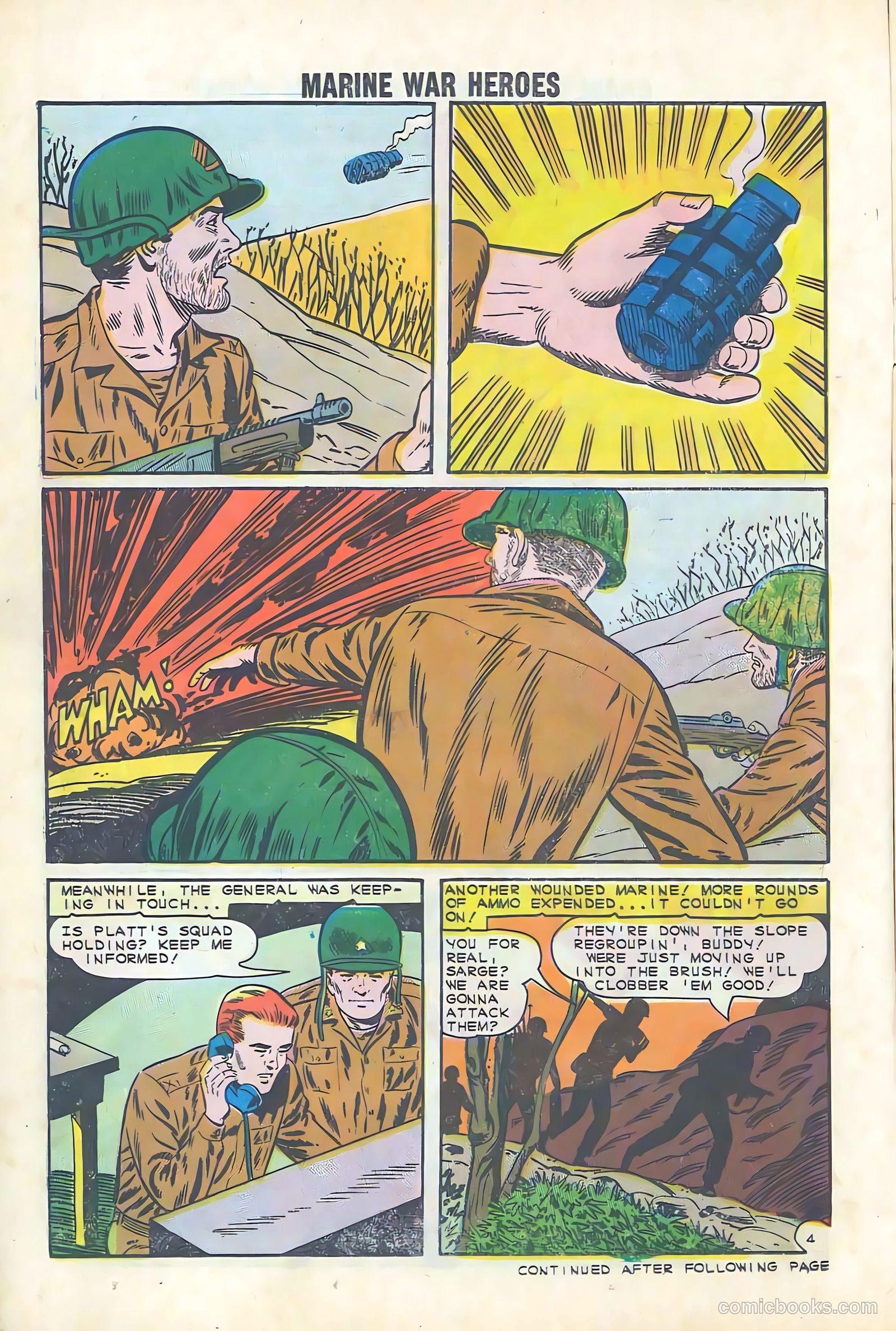 Marine War Heroes #6 — page 14 of 36
