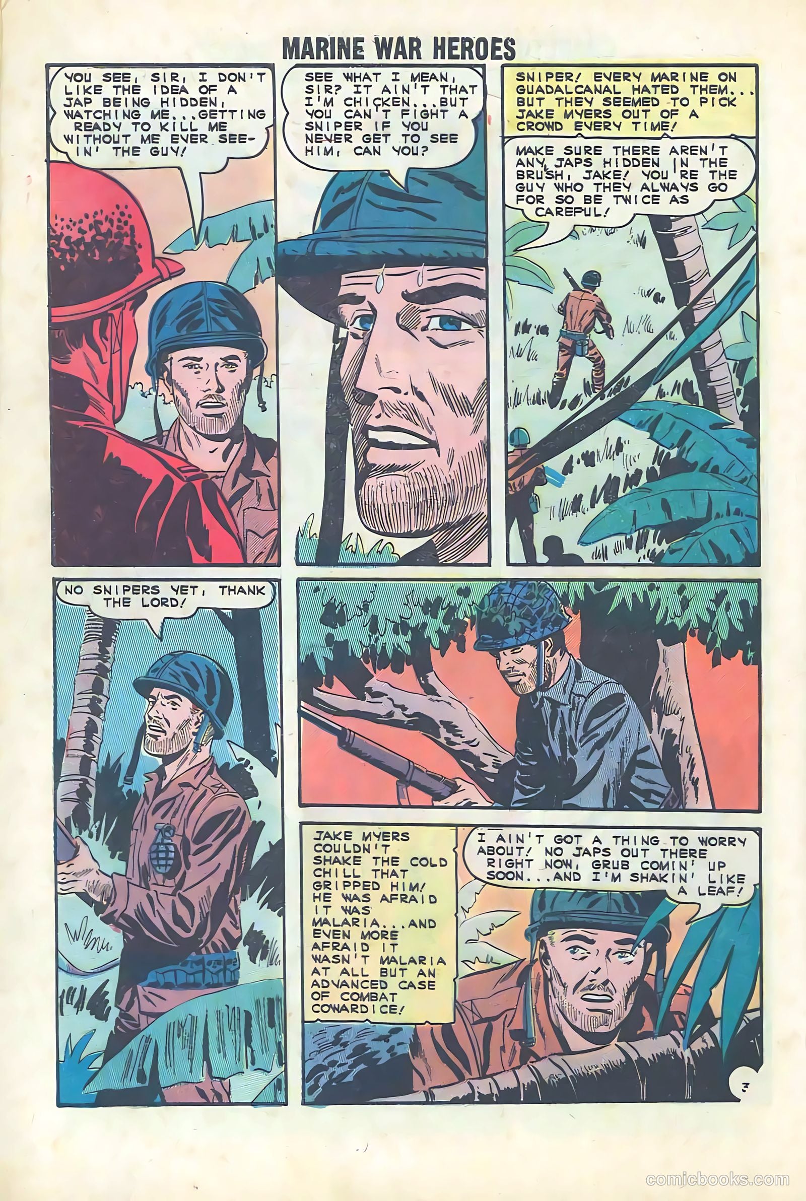 Marine War Heroes #6 — page 28 of 36