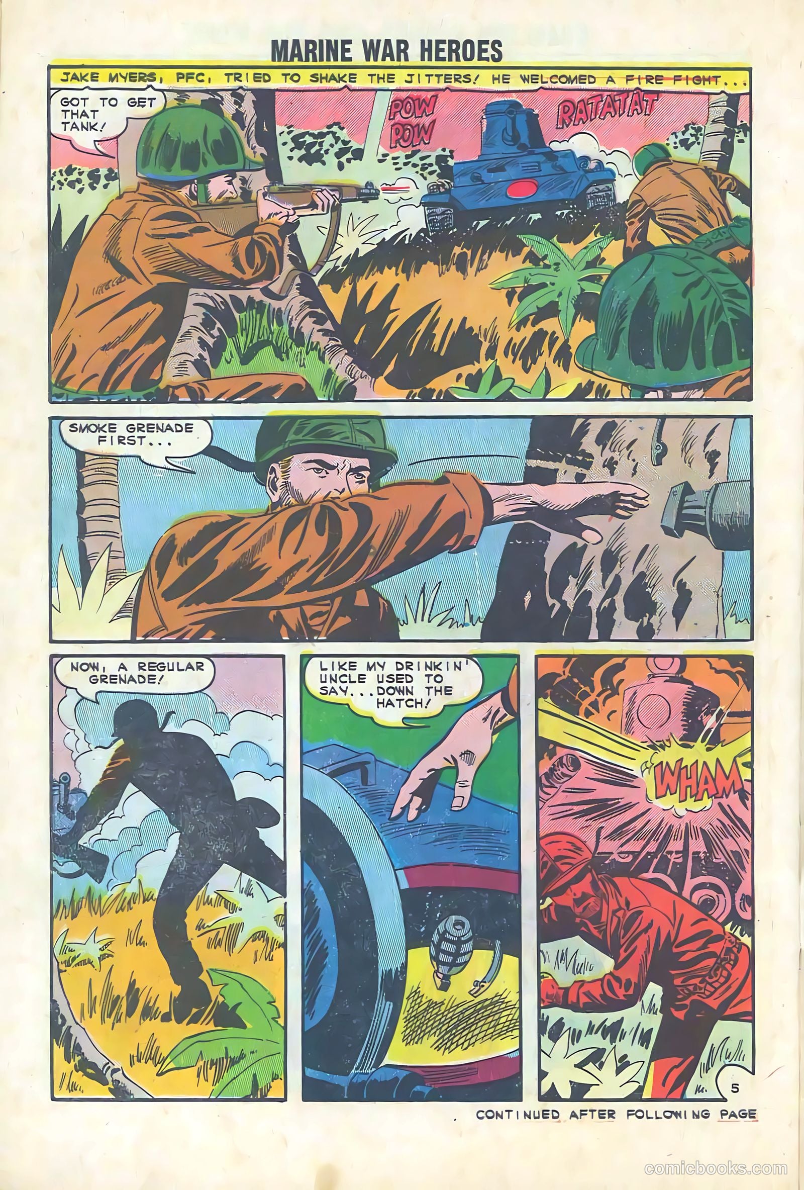 Marine War Heroes #6 — page 30 of 36