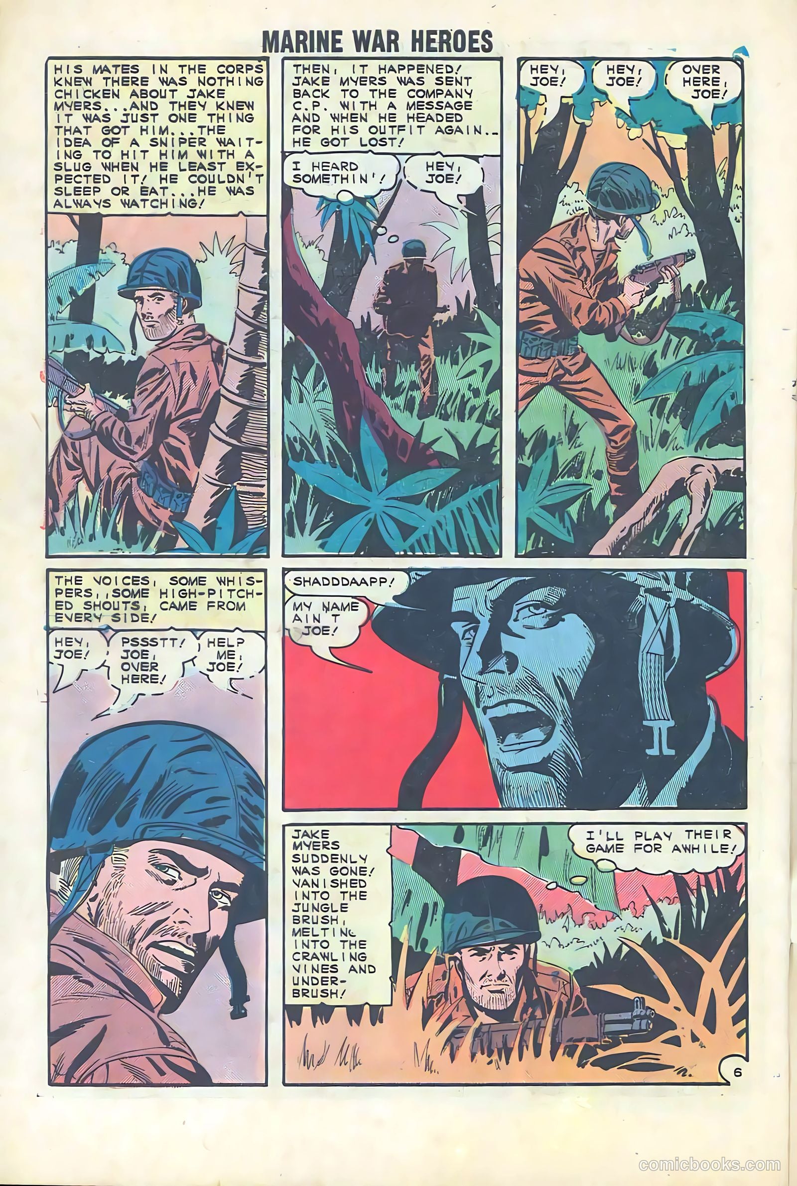 Marine War Heroes #6 — page 32 of 36