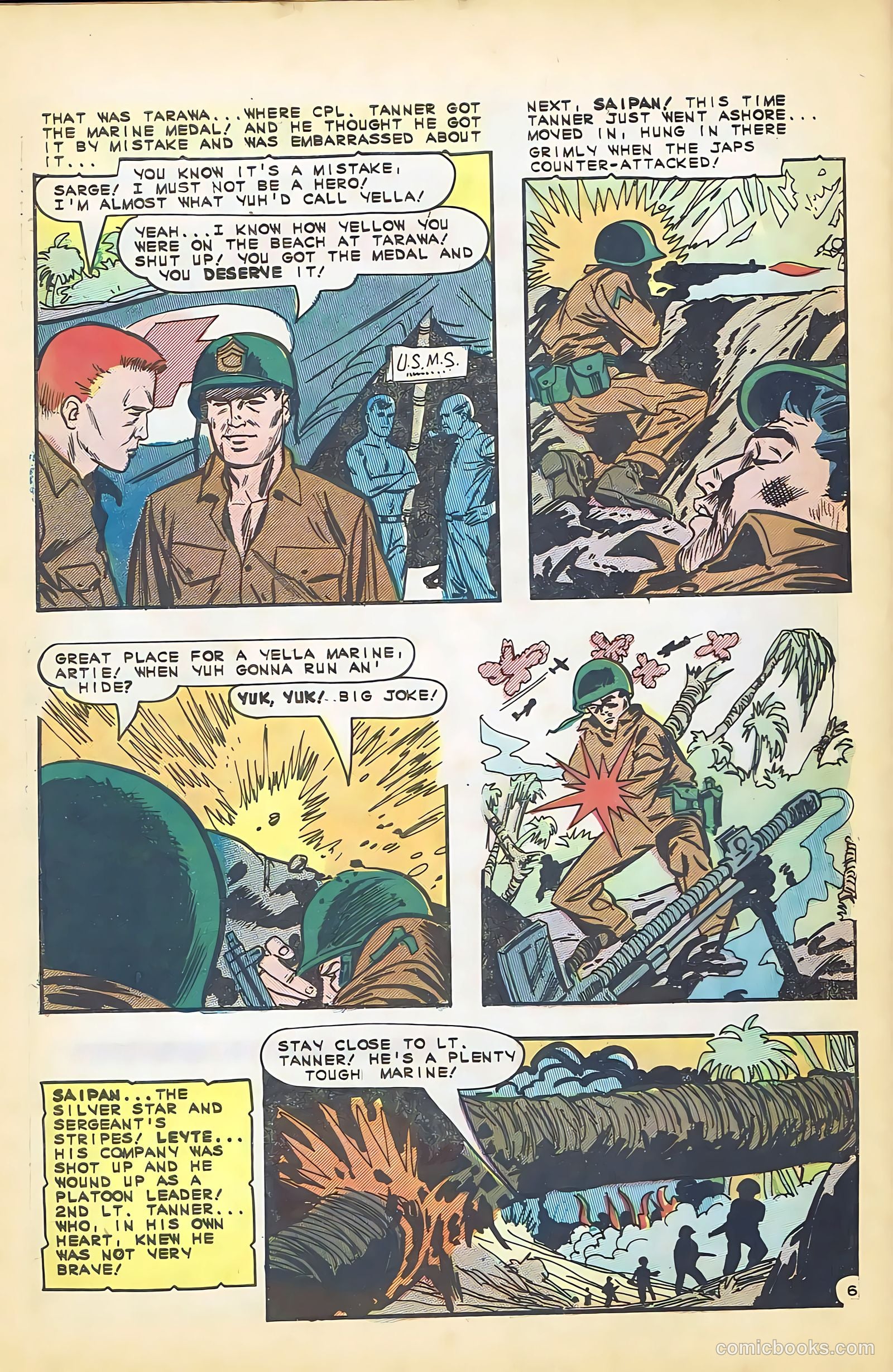 Marine War Heroes #8 — page 32 of 36