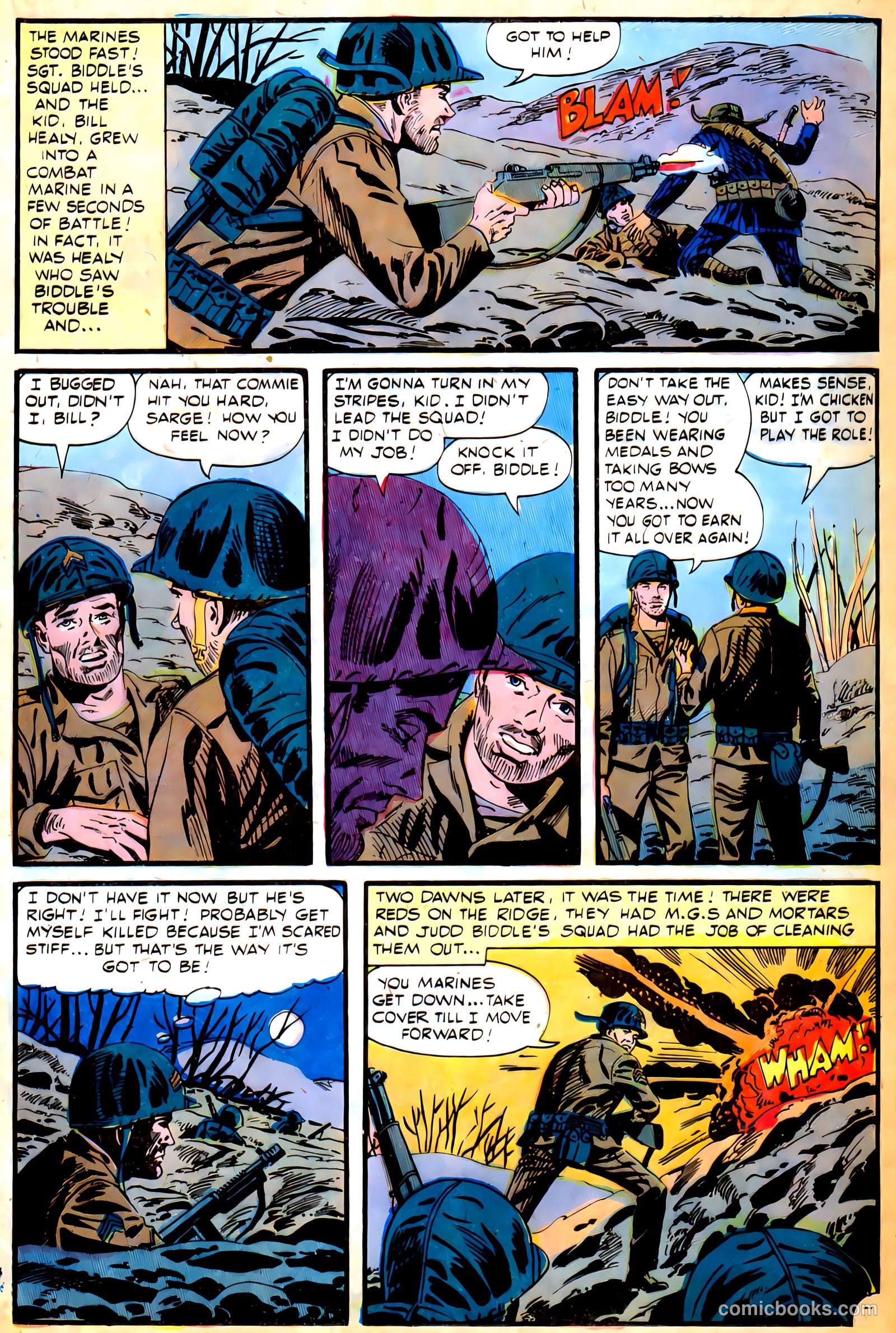 Marine War Heroes #9 — page 21 of 37