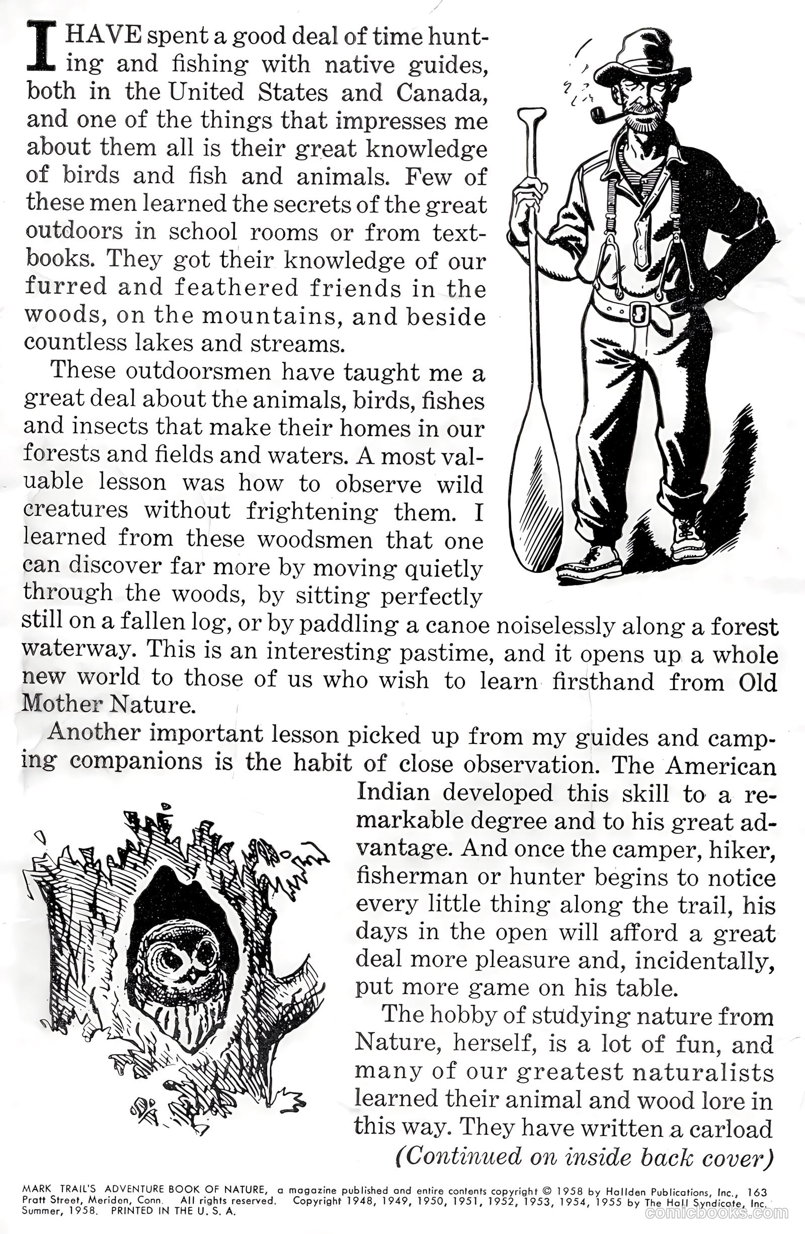 Mark Trail's Adventure Book of Nature #1 — page 2 of 84