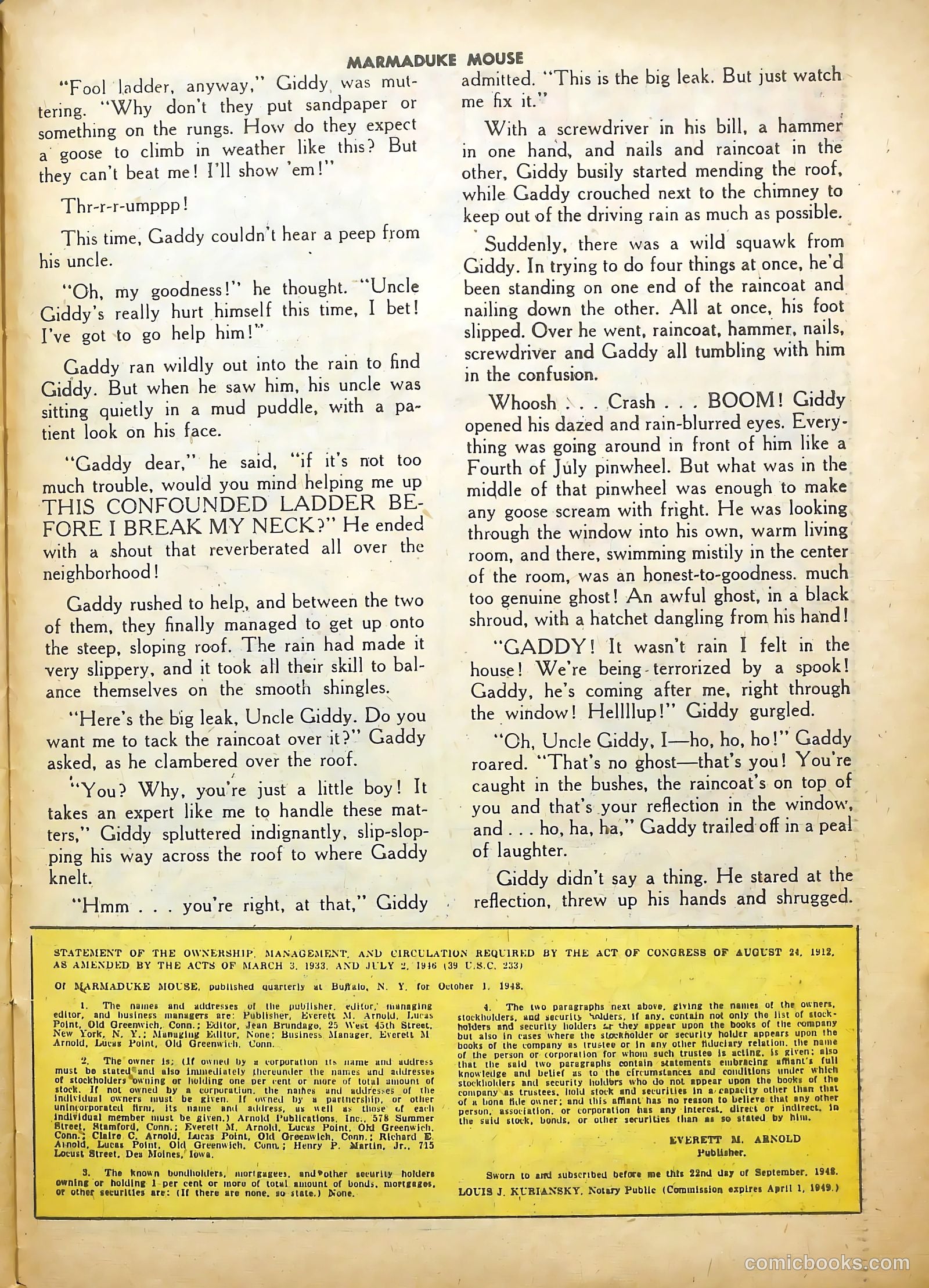 Marmaduke Mouse #12 — page 27 of 36