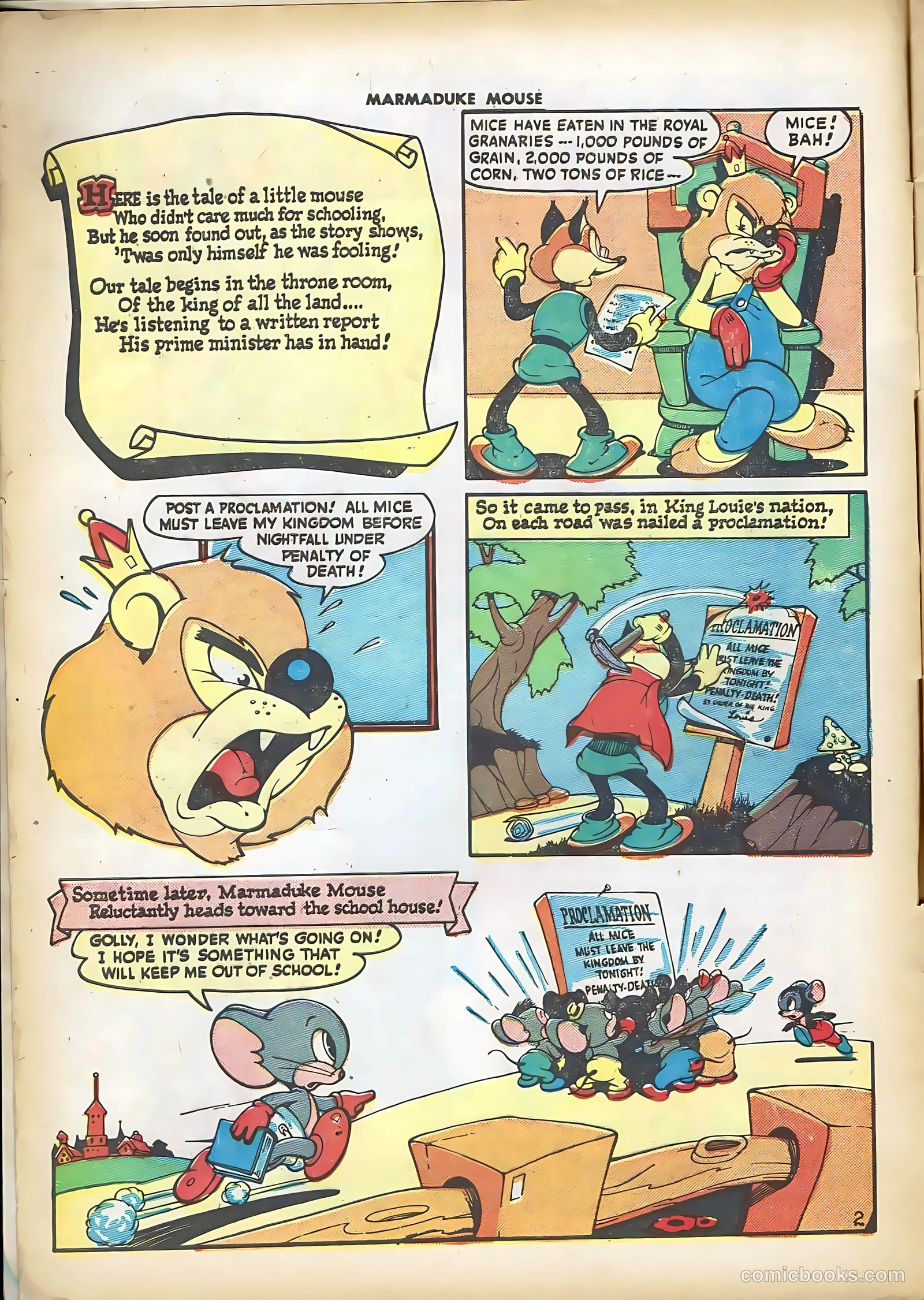 Marmaduke Mouse #2 — page 4 of 52