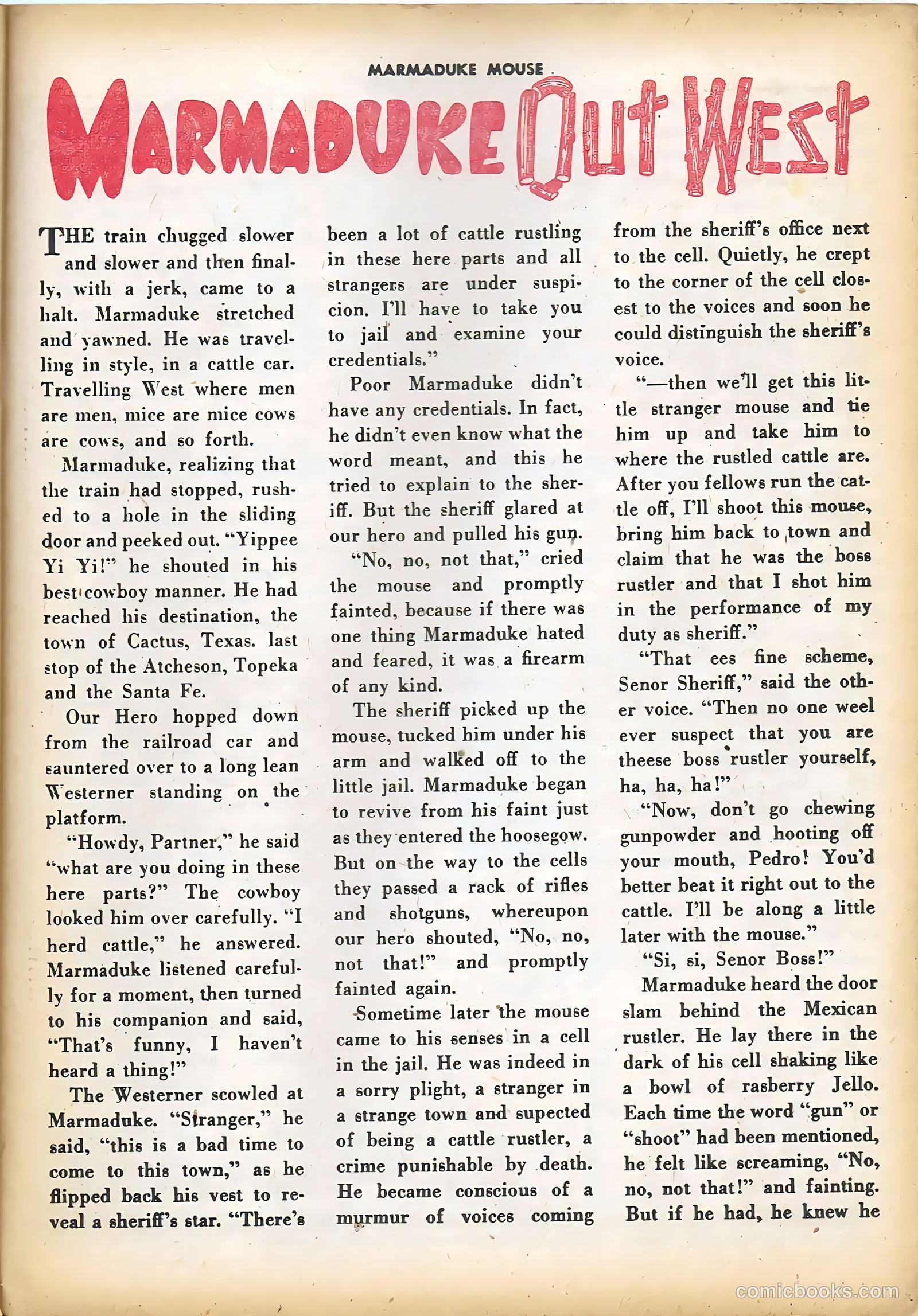 Marmaduke Mouse #2 — page 37 of 52