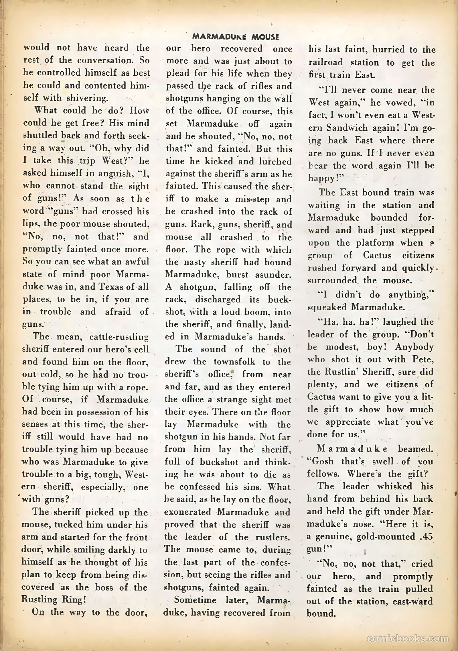 Marmaduke Mouse #2 — page 38 of 52