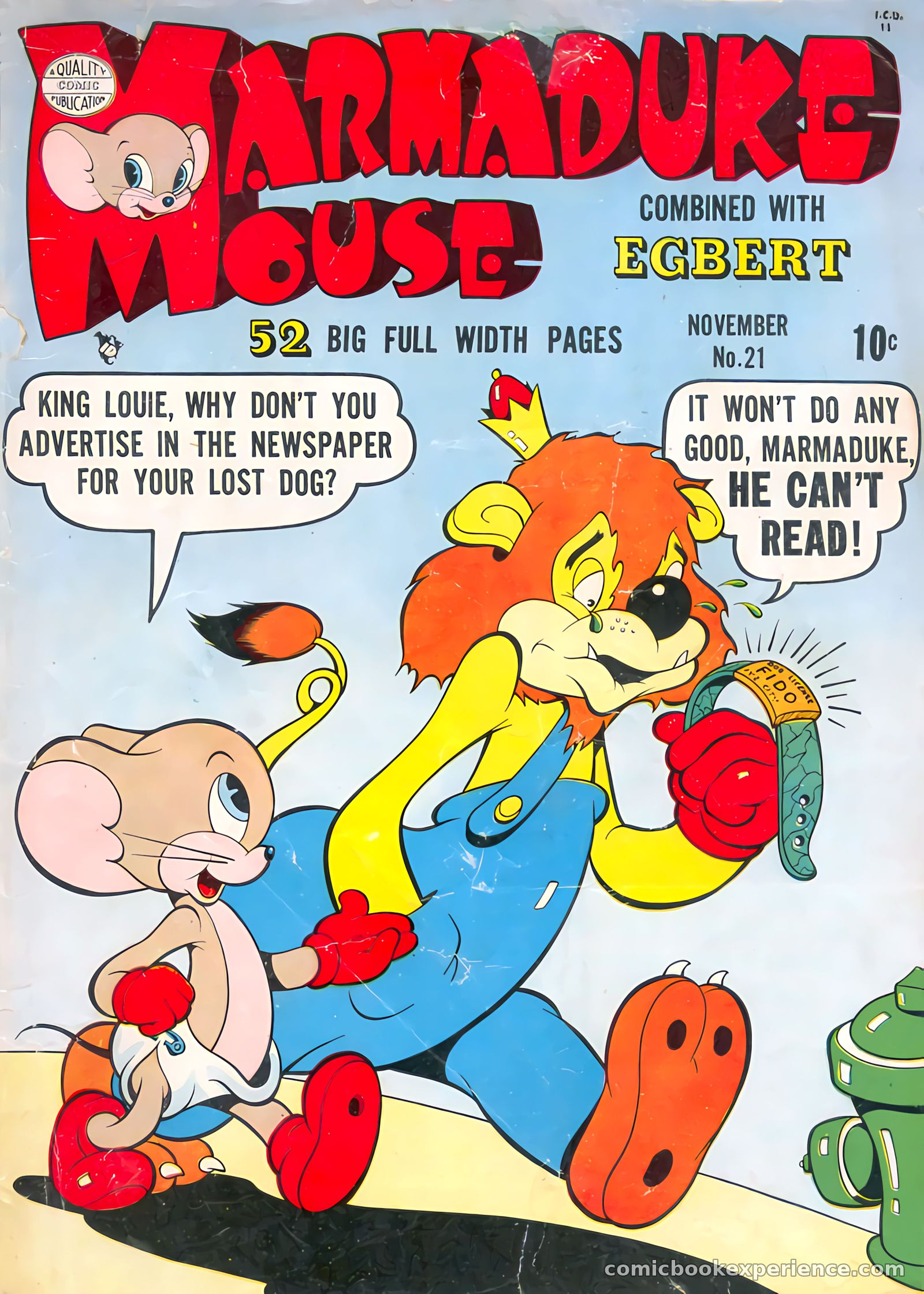 Marmaduke Mouse #21 — page 1 of 52