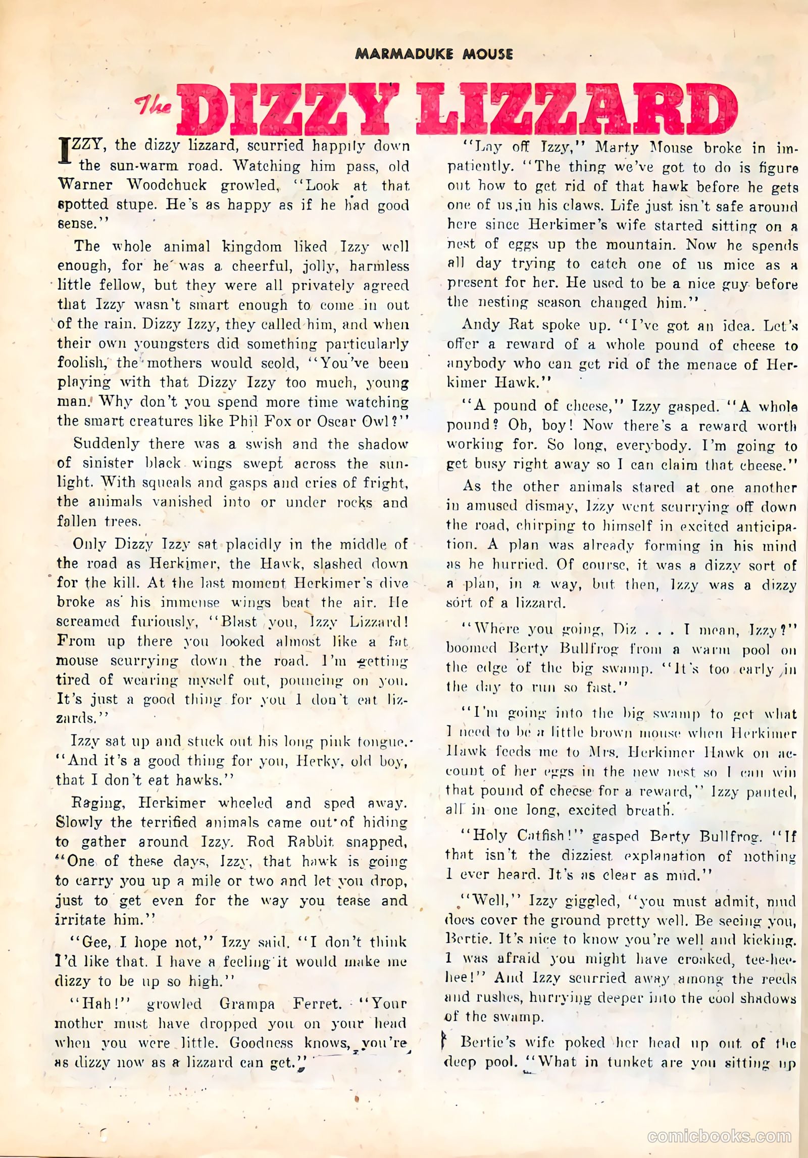 Marmaduke Mouse #21 — page 36 of 52