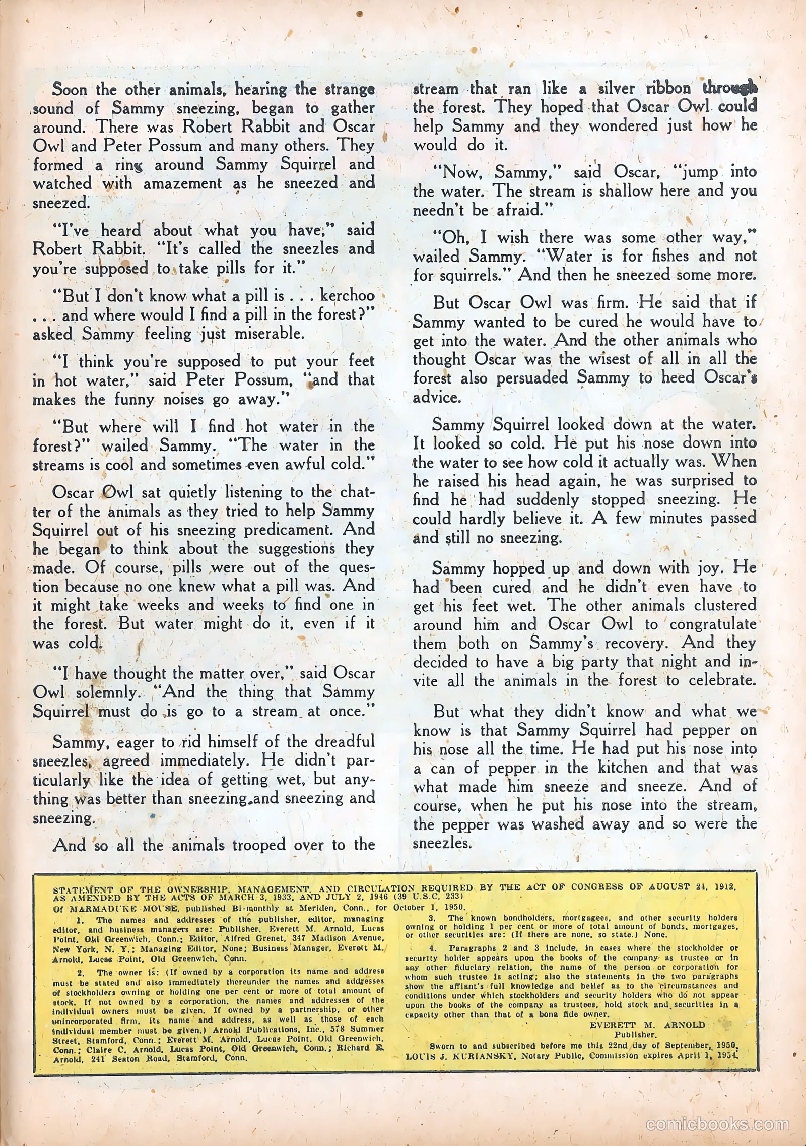 Marmaduke Mouse #23 — page 39 of 52