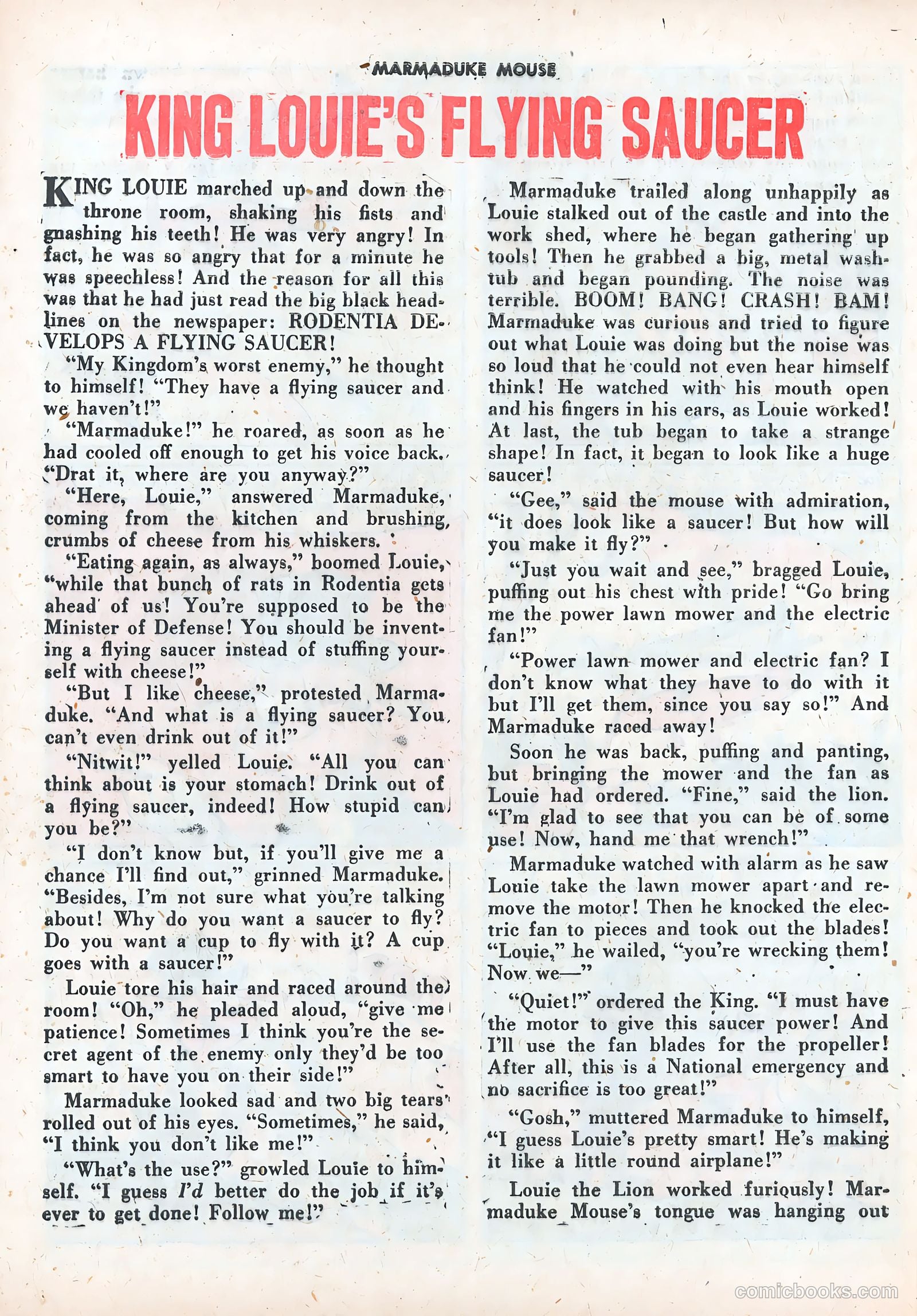 Marmaduke Mouse #25 — page 28 of 37