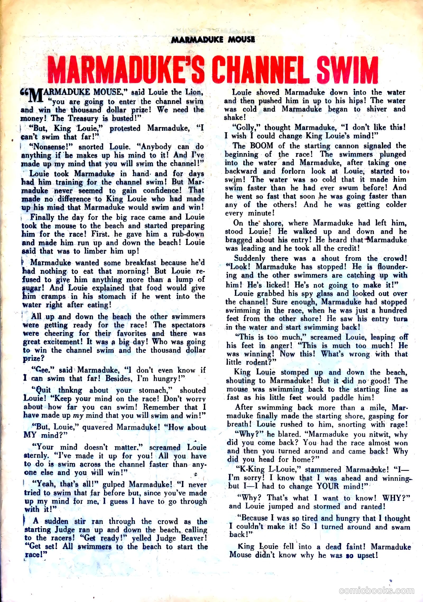 Marmaduke Mouse #26 — page 28 of 36