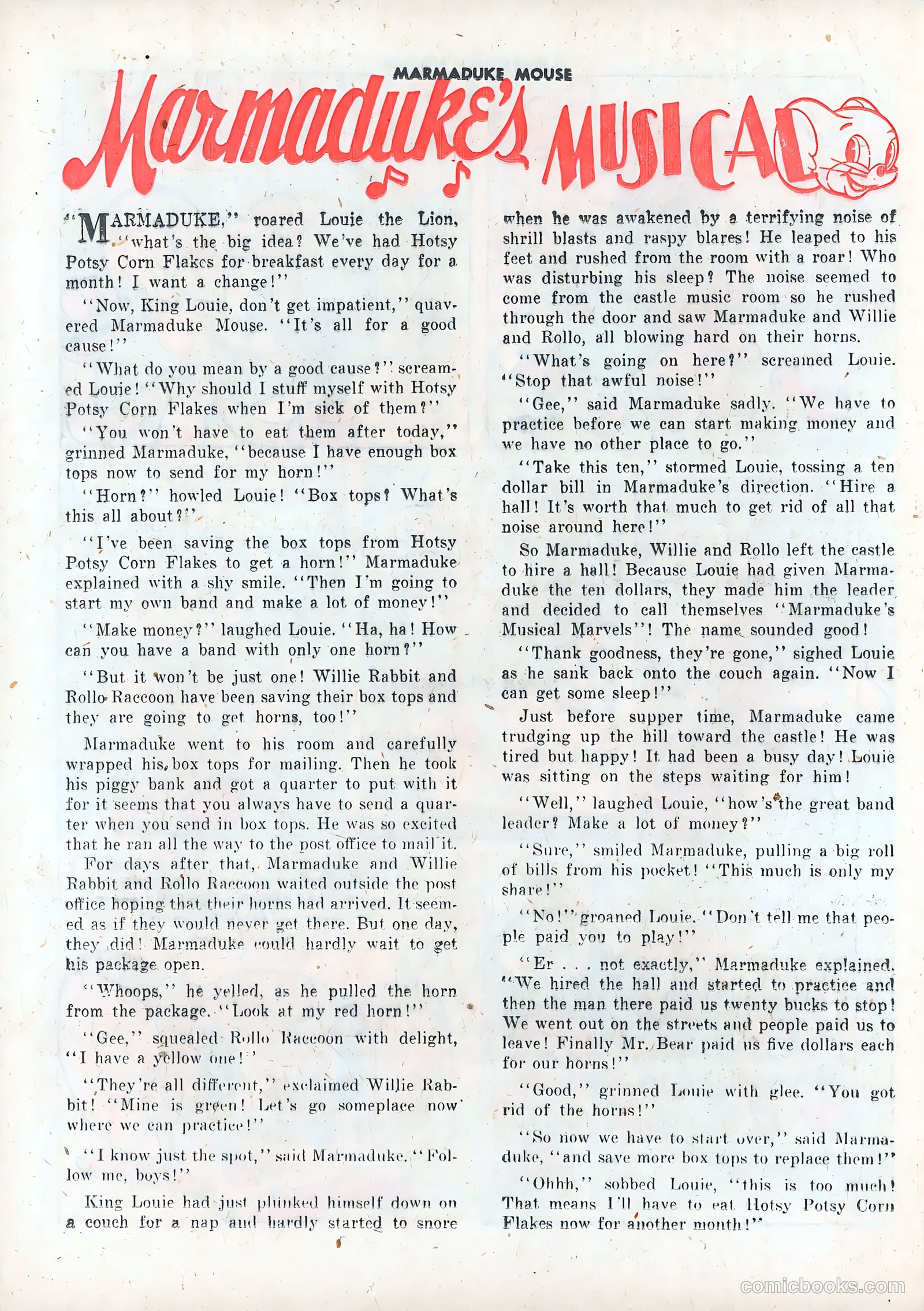 Marmaduke Mouse #28 — page 25 of 38