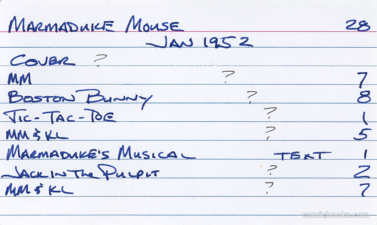 Marmaduke Mouse #28 — page 38 of 38