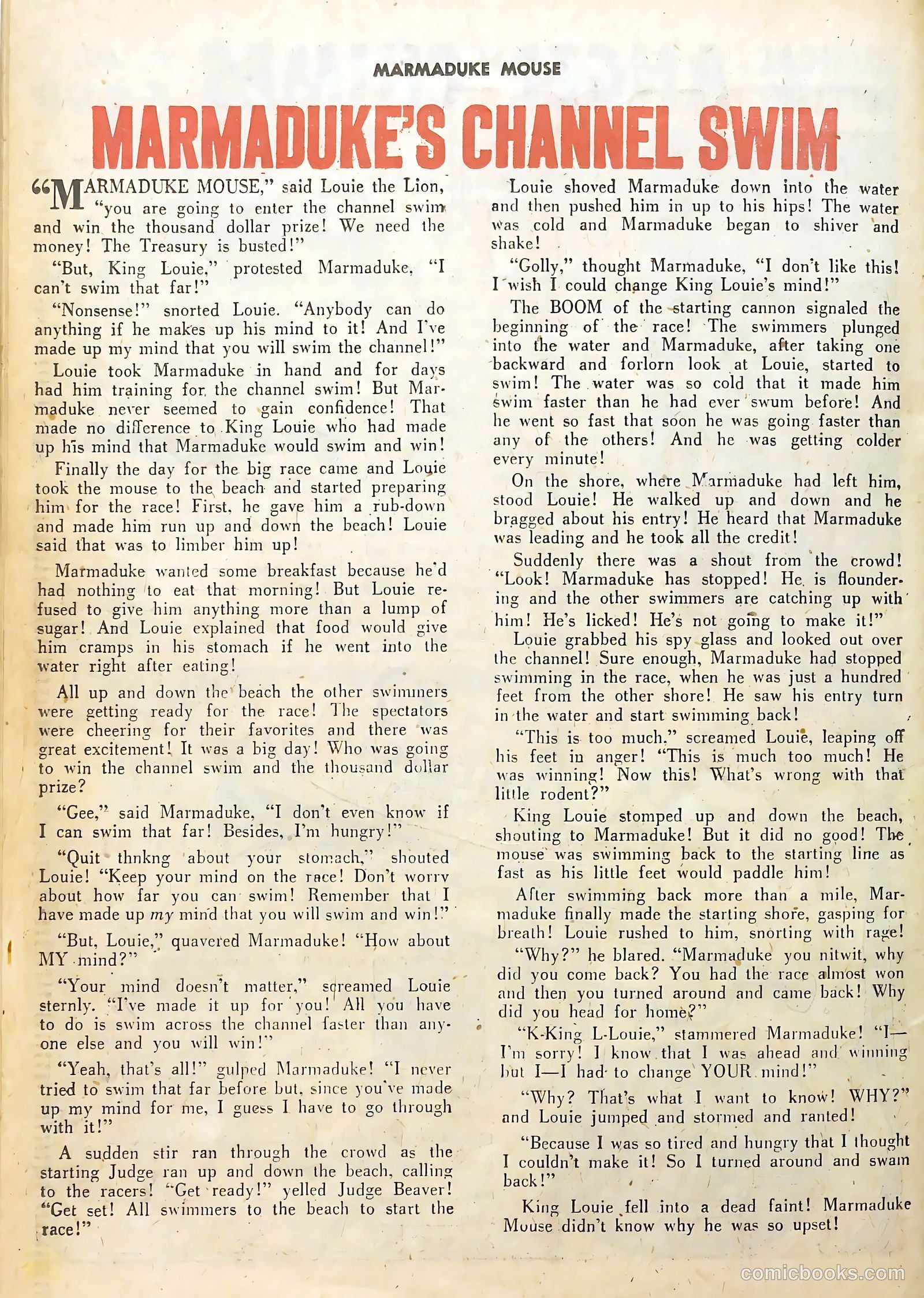 Marmaduke Mouse #37 — page 26 of 36