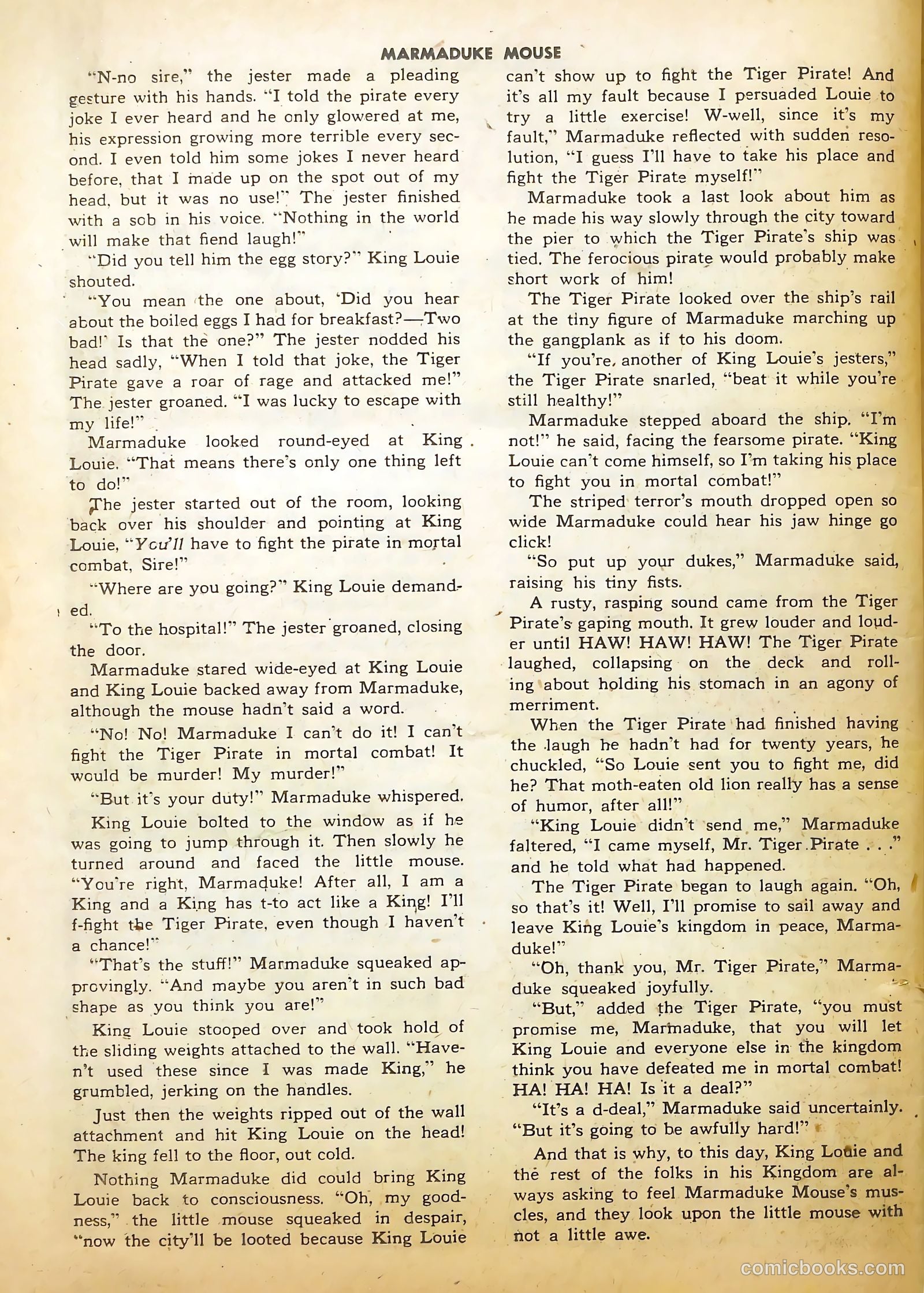 Marmaduke Mouse #4 — page 38 of 52