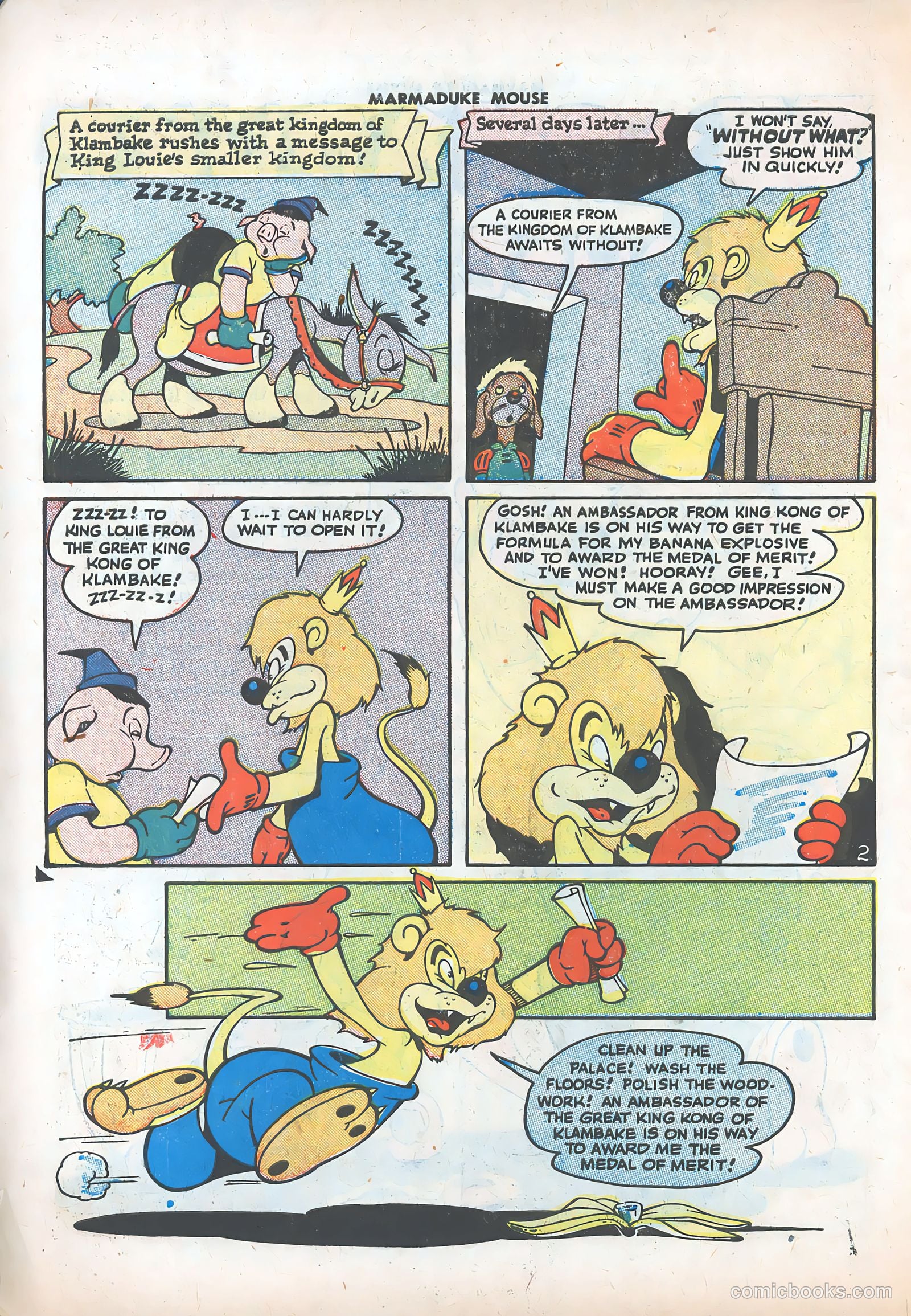 Marmaduke Mouse #5 — page 4 of 52