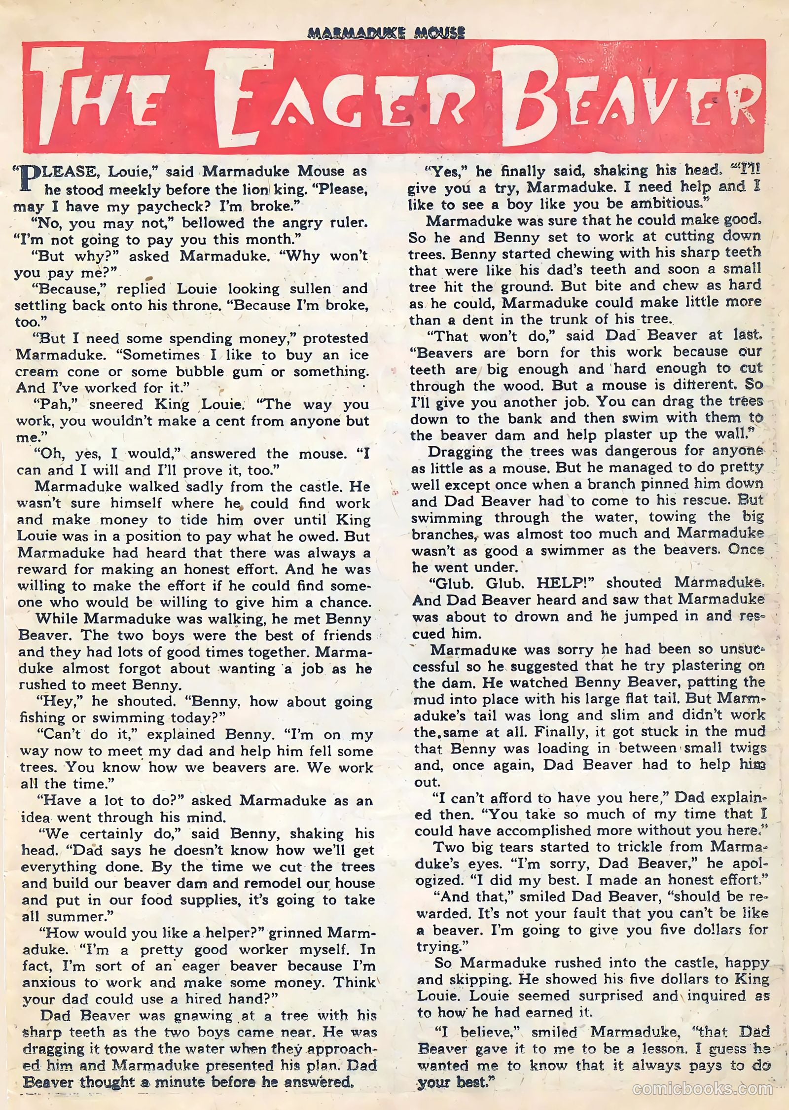 Marmaduke Mouse #54 — page 25 of 36